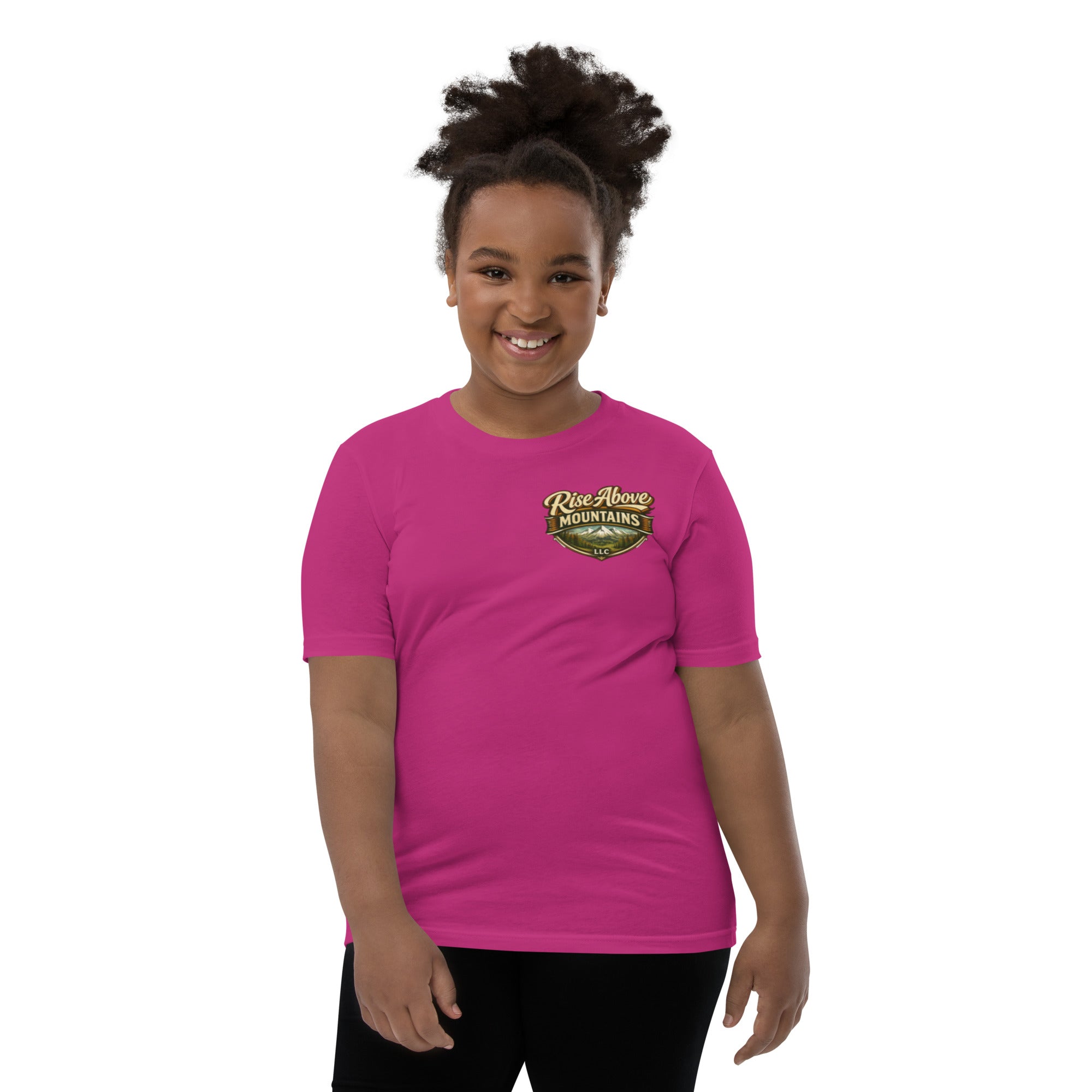 Youth "Elevate your spirit" T-Shirt - Rise Above Mountains LLC