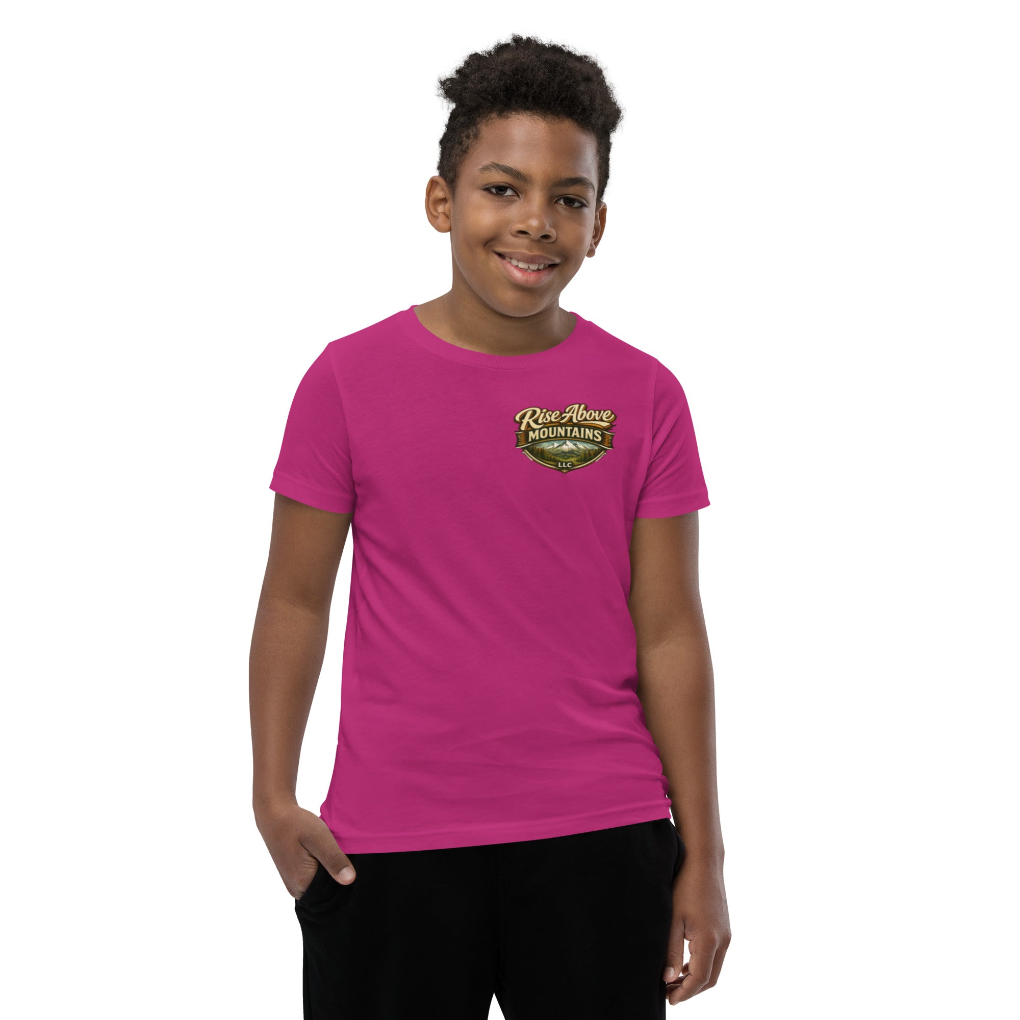 Youth "Break through your limits" T-Shirt - Rise Above Mountains LLC