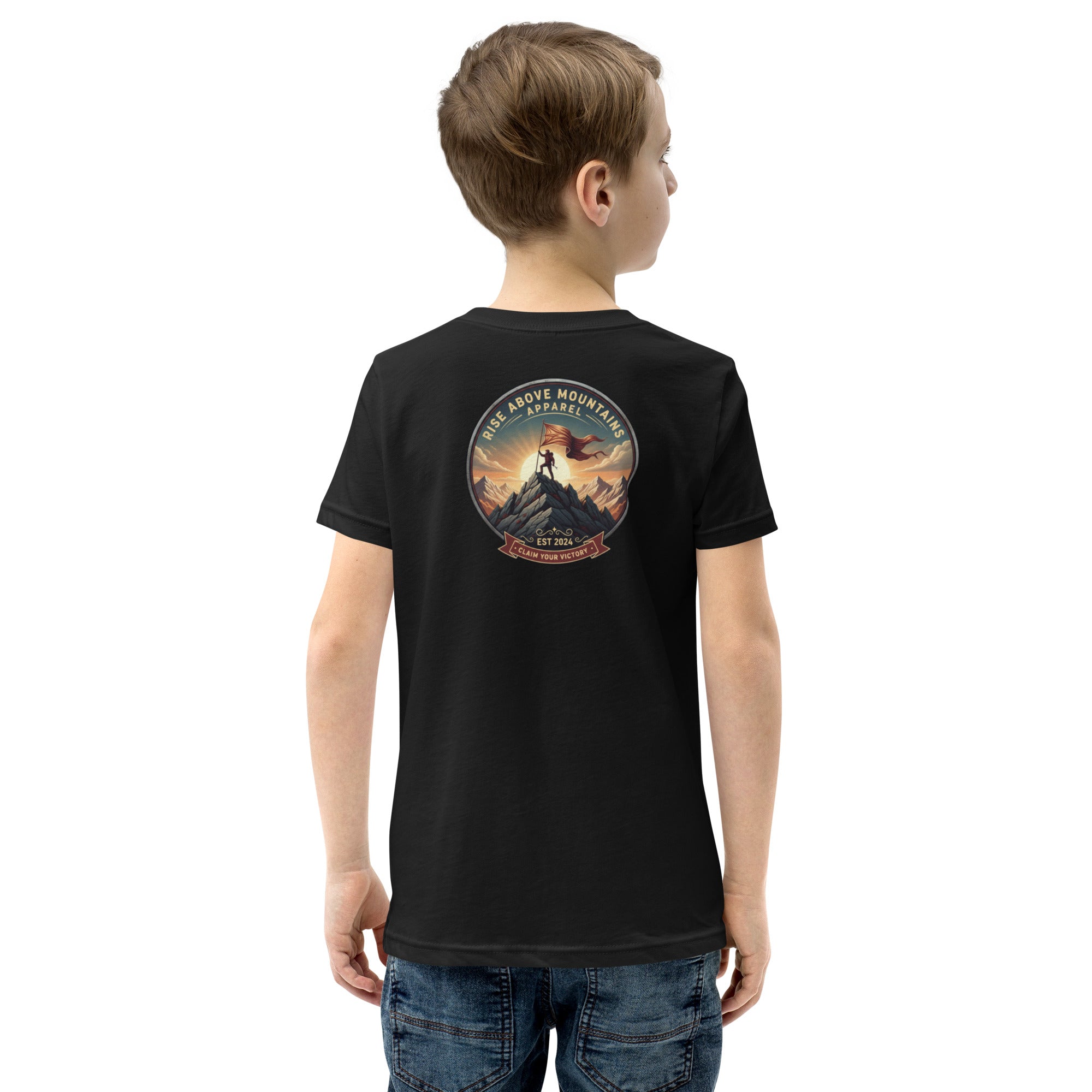 Youth "Claim your Victory" T-Shirt - Rise Above Mountains LLC