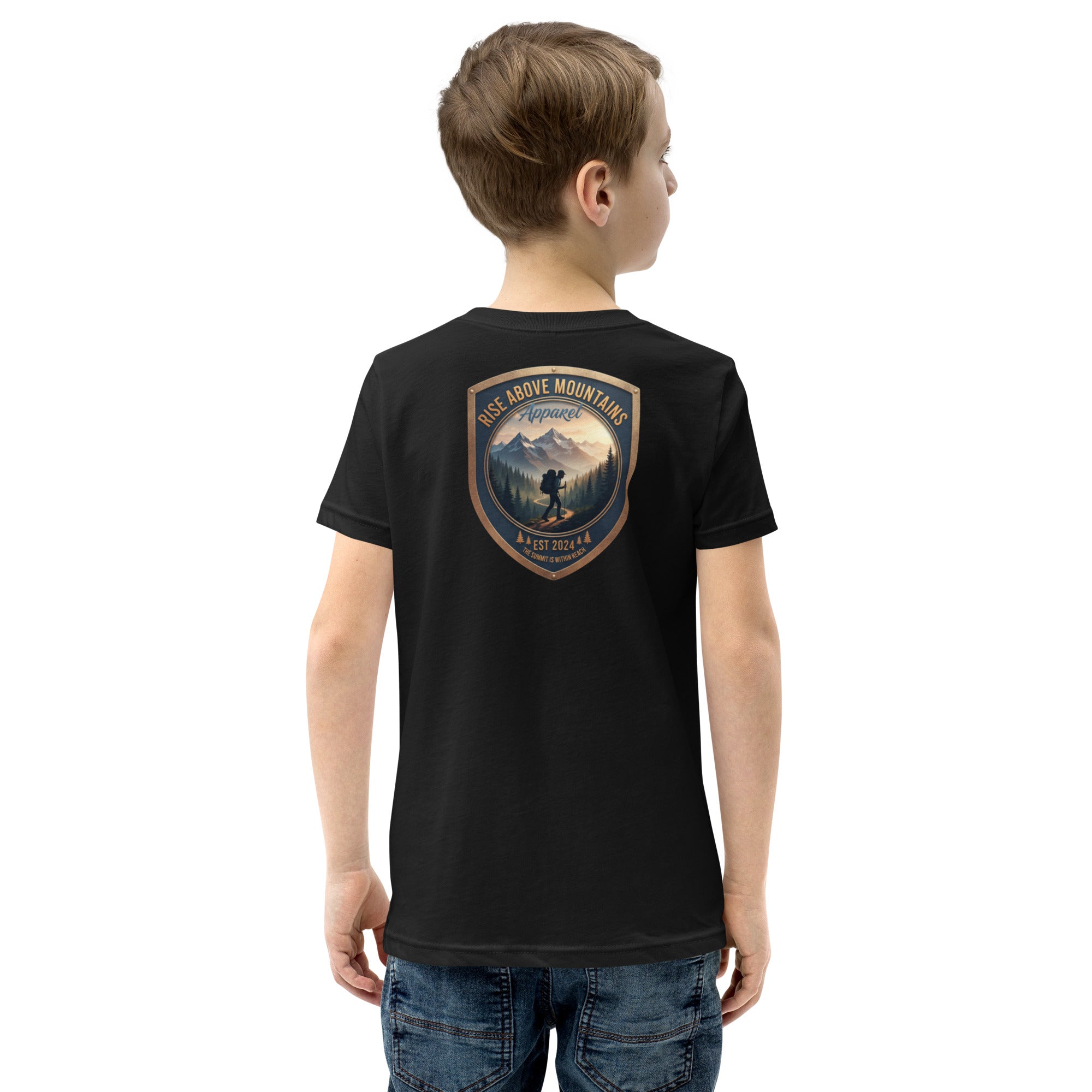 Youth "The summit is within reach" T-Shirt - Rise Above Mountains LLC