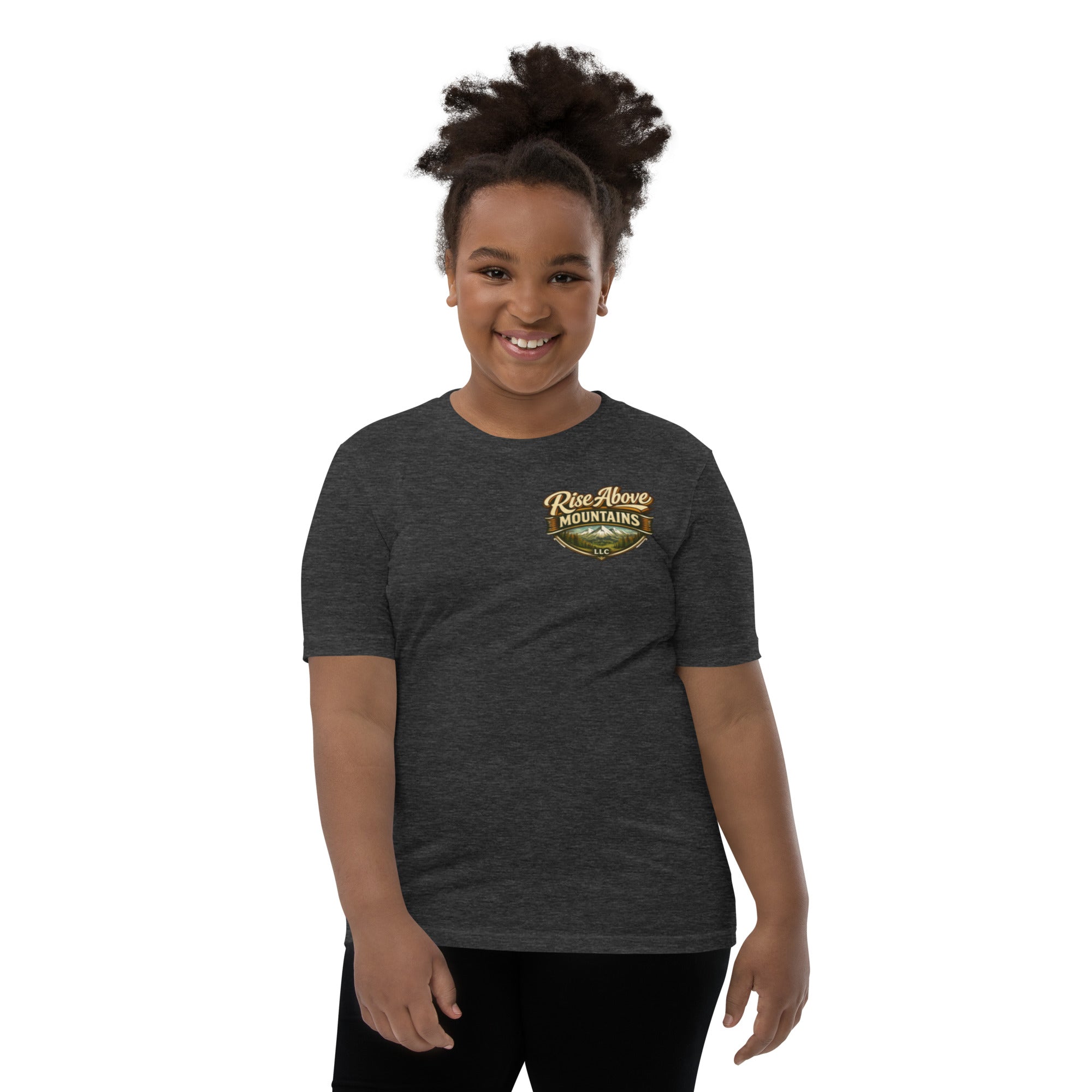 Youth "Elevate your spirit" T-Shirt - Rise Above Mountains LLC