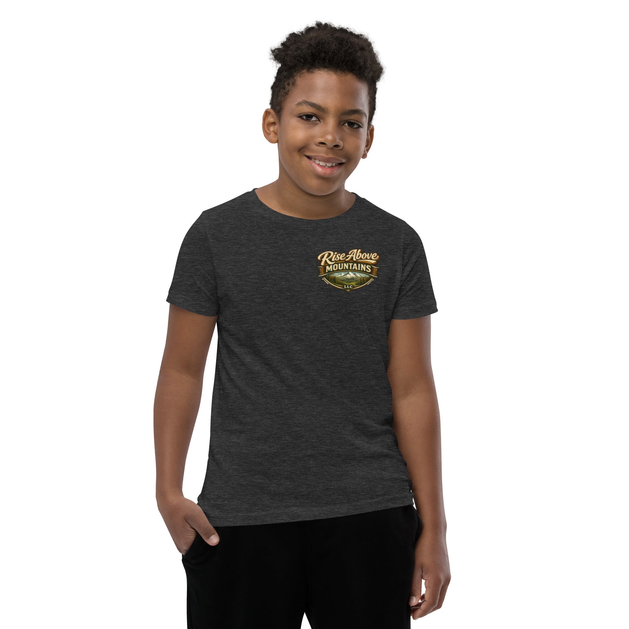 Youth "Break through your limits" T-Shirt - Rise Above Mountains LLC