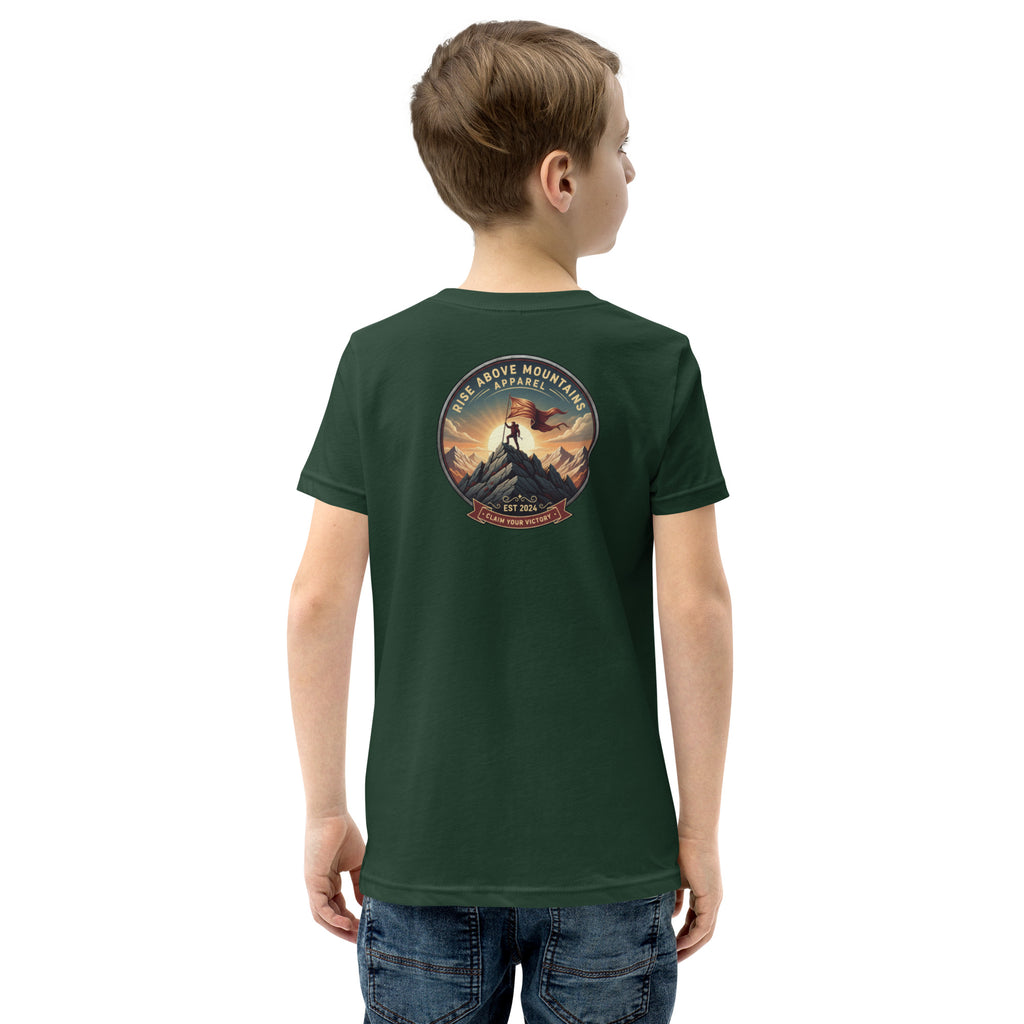 Youth "Claim your Victory" T-Shirt - Rise Above Mountains LLC