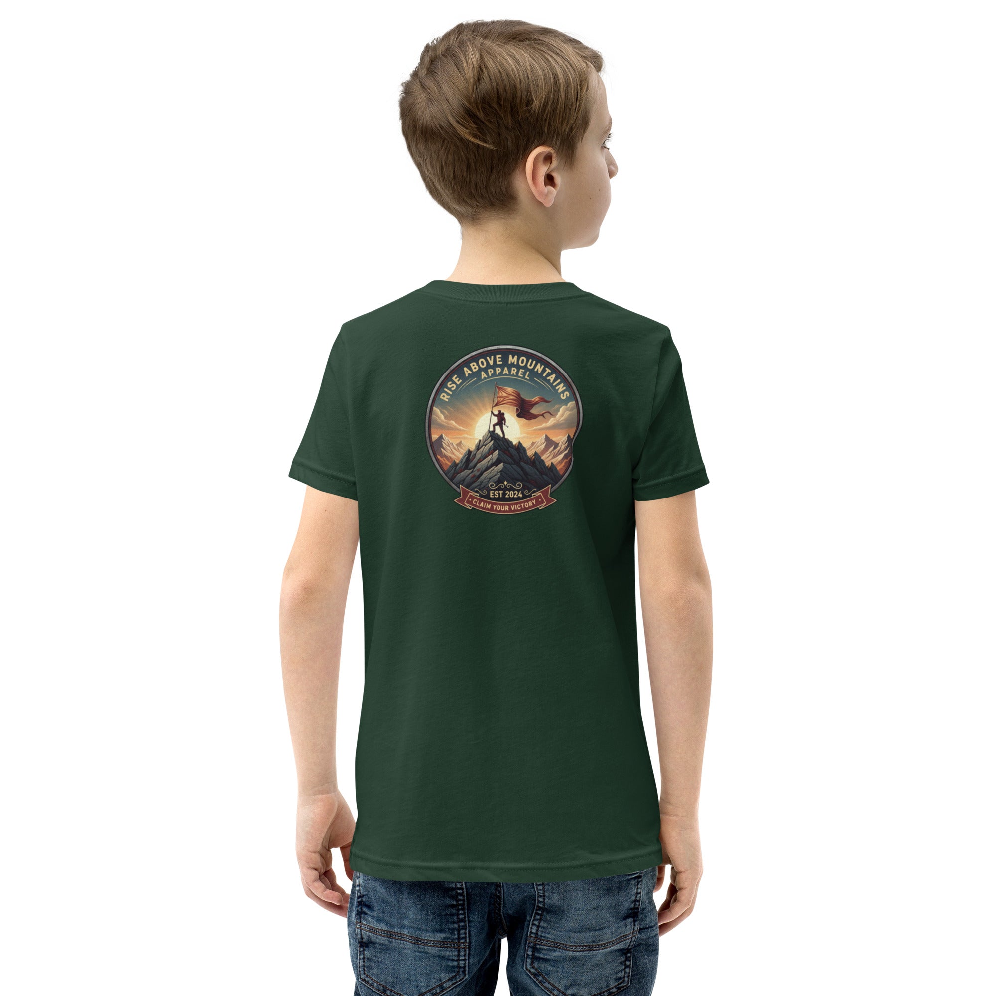 Youth "Claim your Victory" T-Shirt - Rise Above Mountains LLC