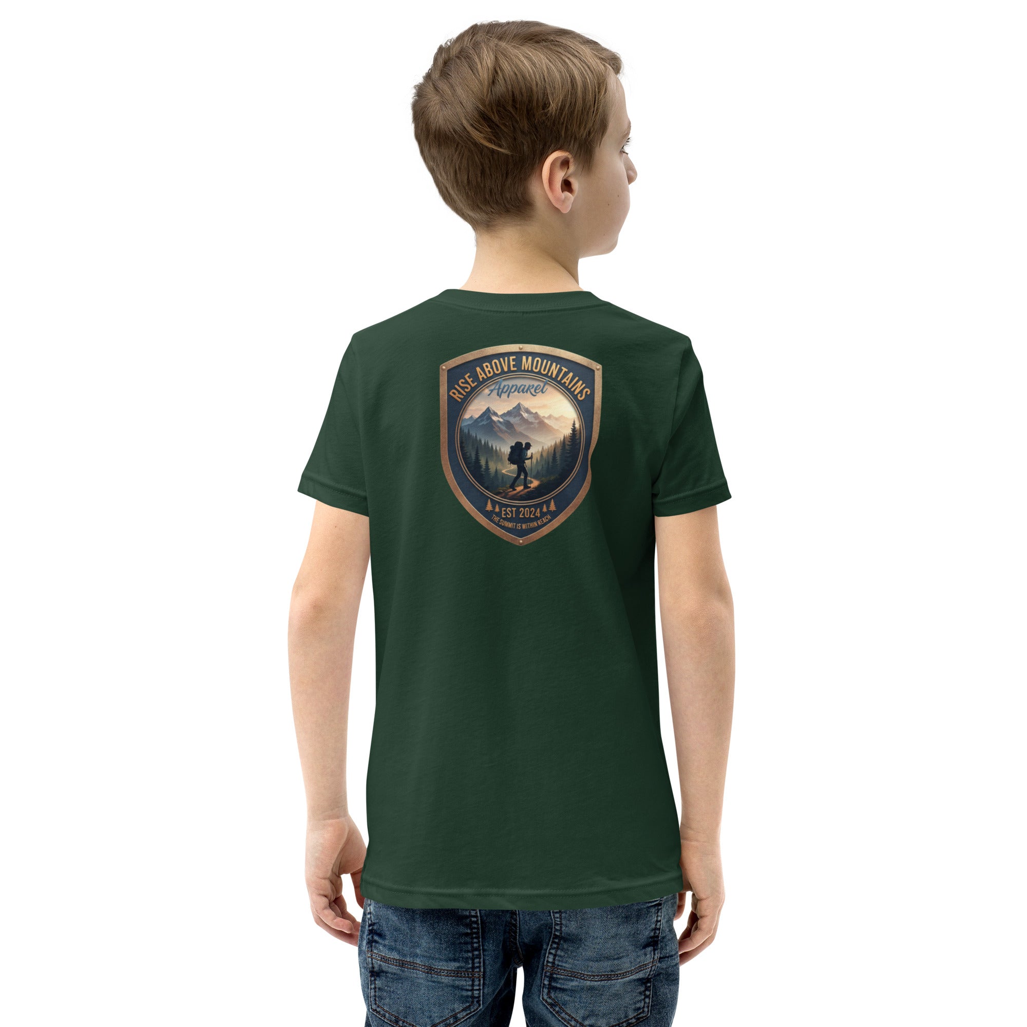 Youth "The summit is within reach" T-Shirt - Rise Above Mountains LLC