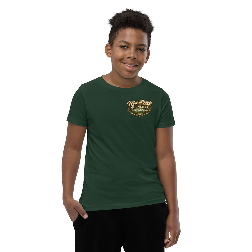 Youth "Break through your limits" T-Shirt - Rise Above Mountains LLC