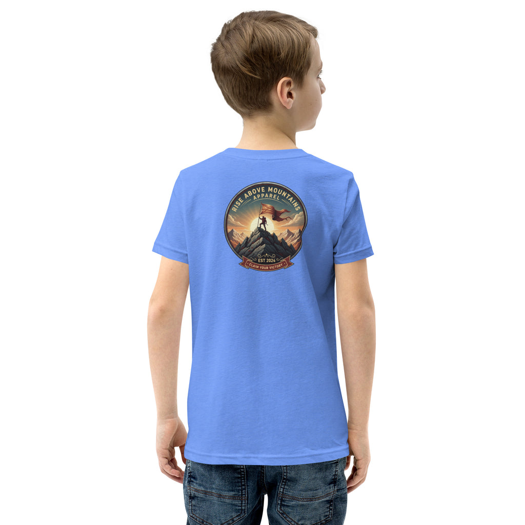 Youth "Claim your Victory" T-Shirt - Rise Above Mountains LLC