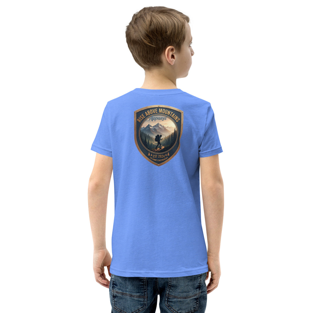 Youth "The summit is within reach" T-Shirt - Rise Above Mountains LLC
