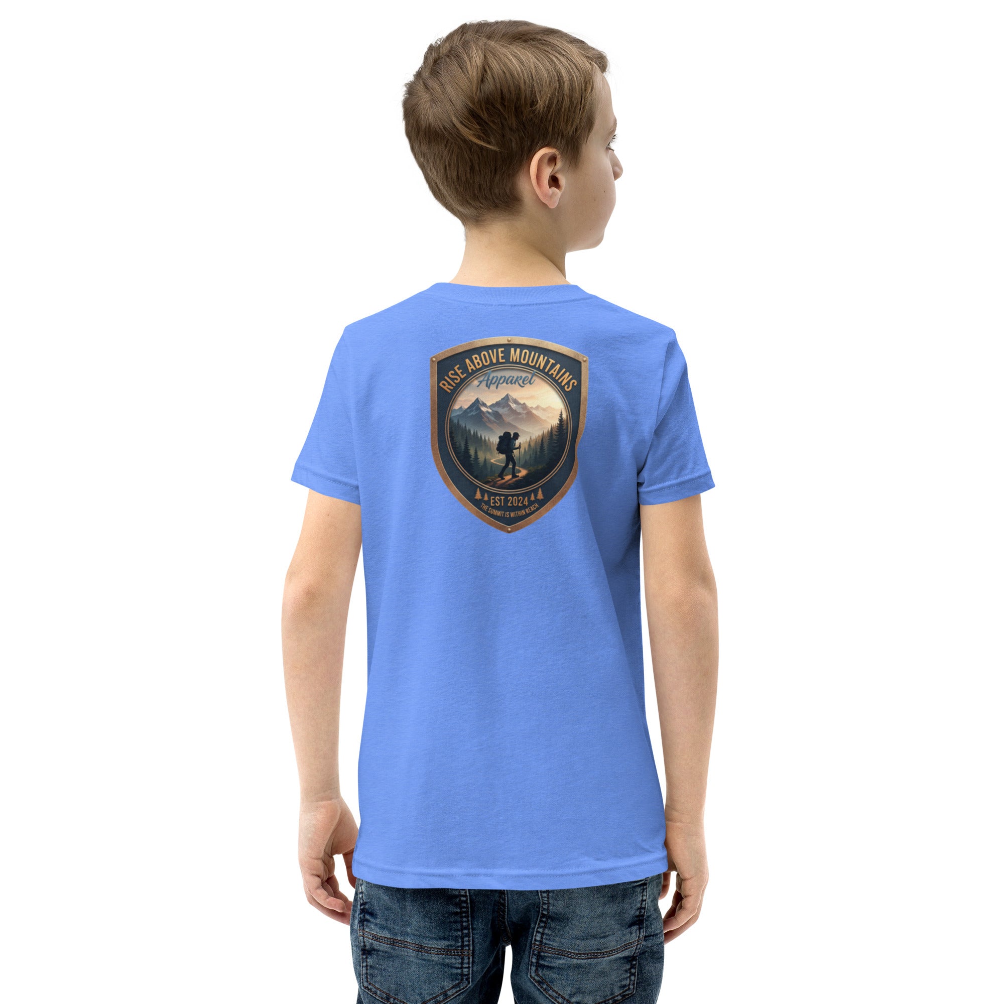 Youth "The summit is within reach" T-Shirt - Rise Above Mountains LLC