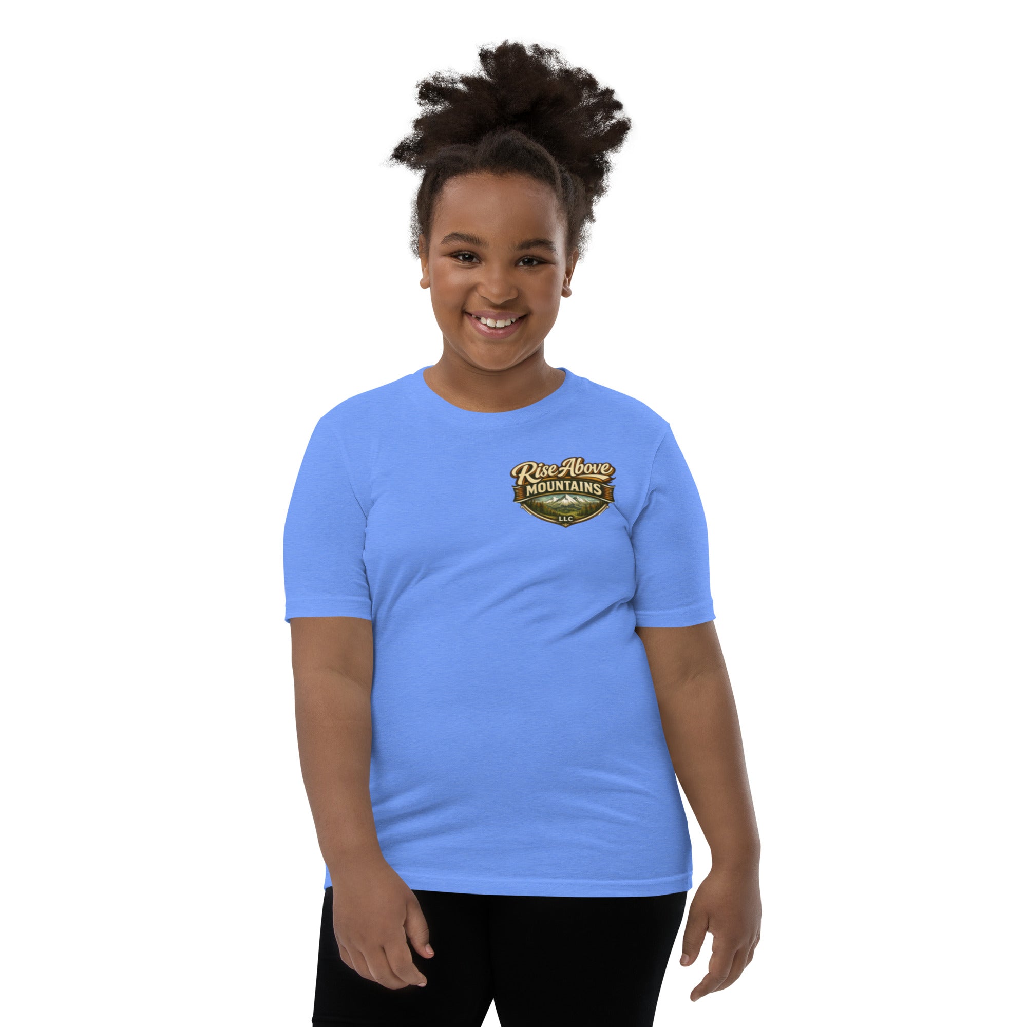 Youth "Elevate your spirit" T-Shirt - Rise Above Mountains LLC