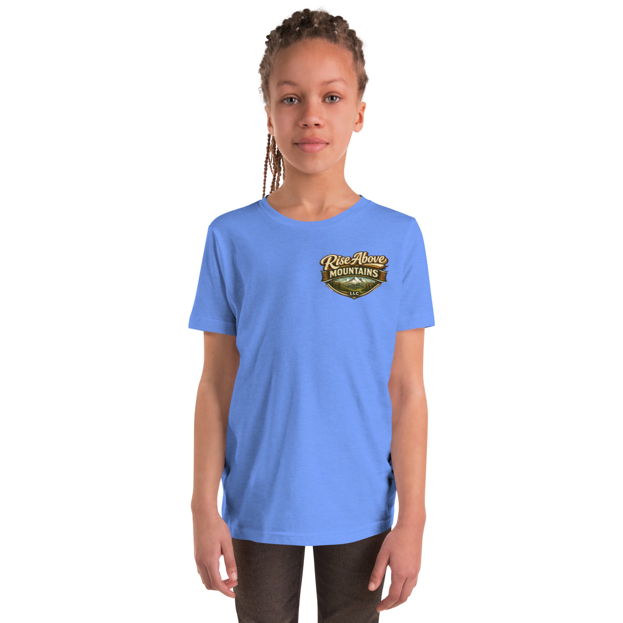 Youth "Rise above adversity" T-Shirt - Rise Above Mountains LLC