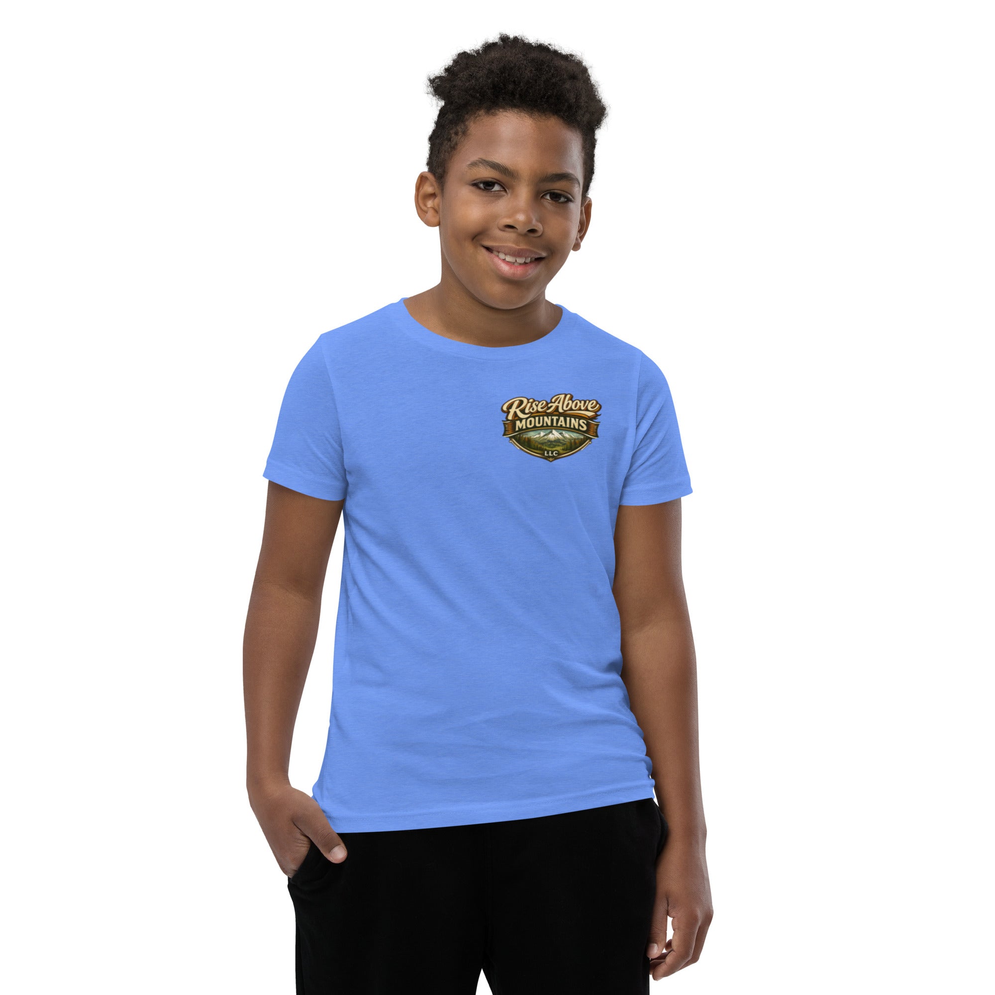 Youth "Break through your limits" T-Shirt - Rise Above Mountains LLC