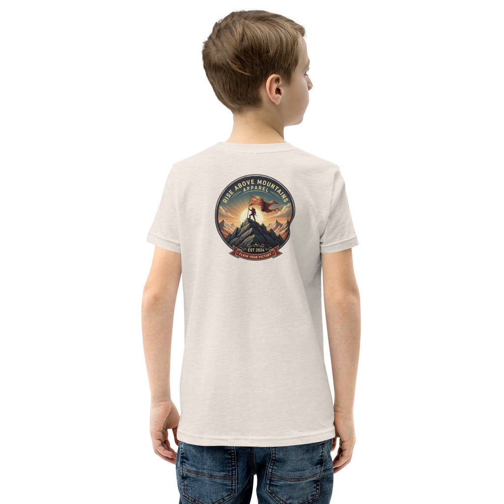 Youth "Claim your Victory" T-Shirt - Rise Above Mountains LLC