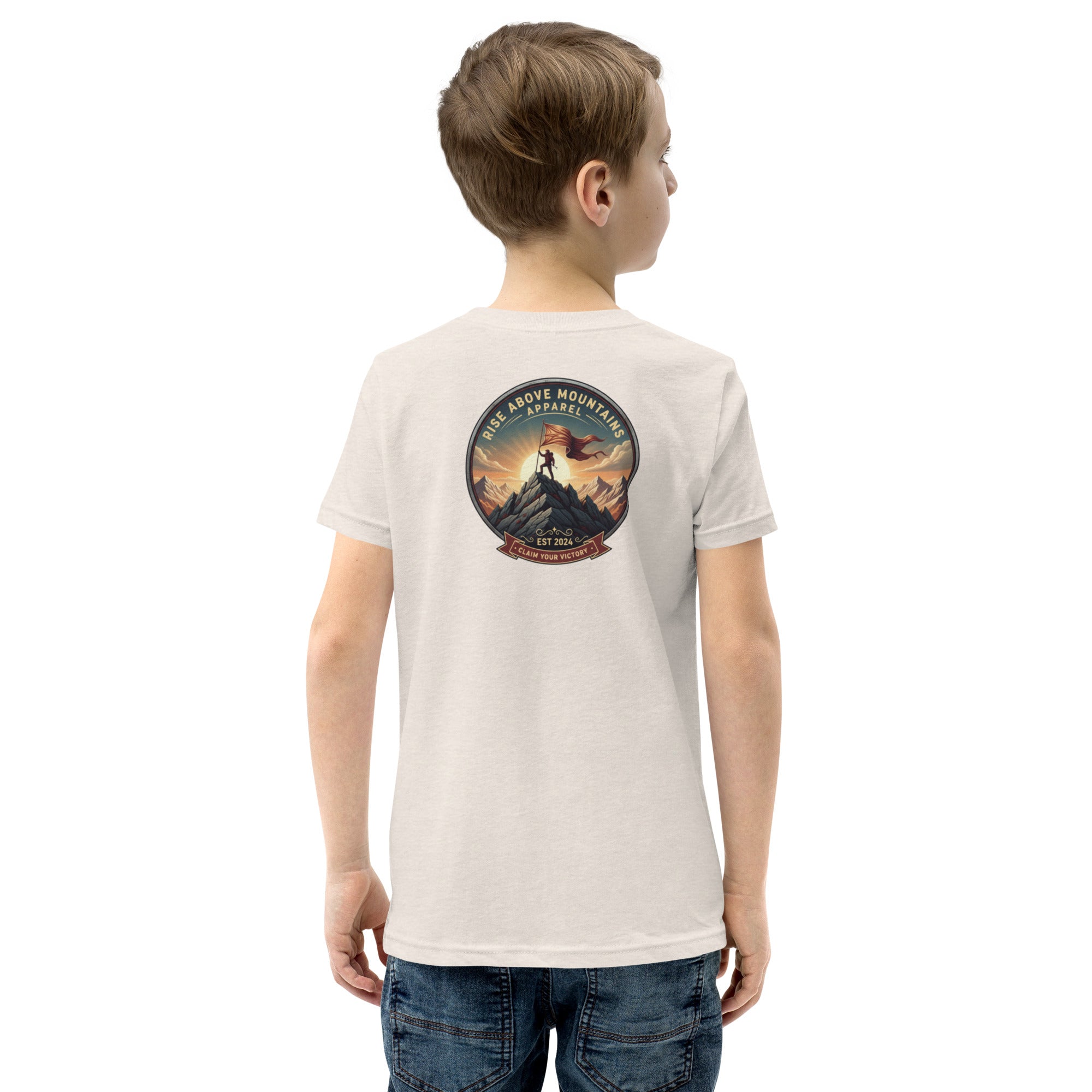 Youth "Claim your Victory" T-Shirt - Rise Above Mountains LLC