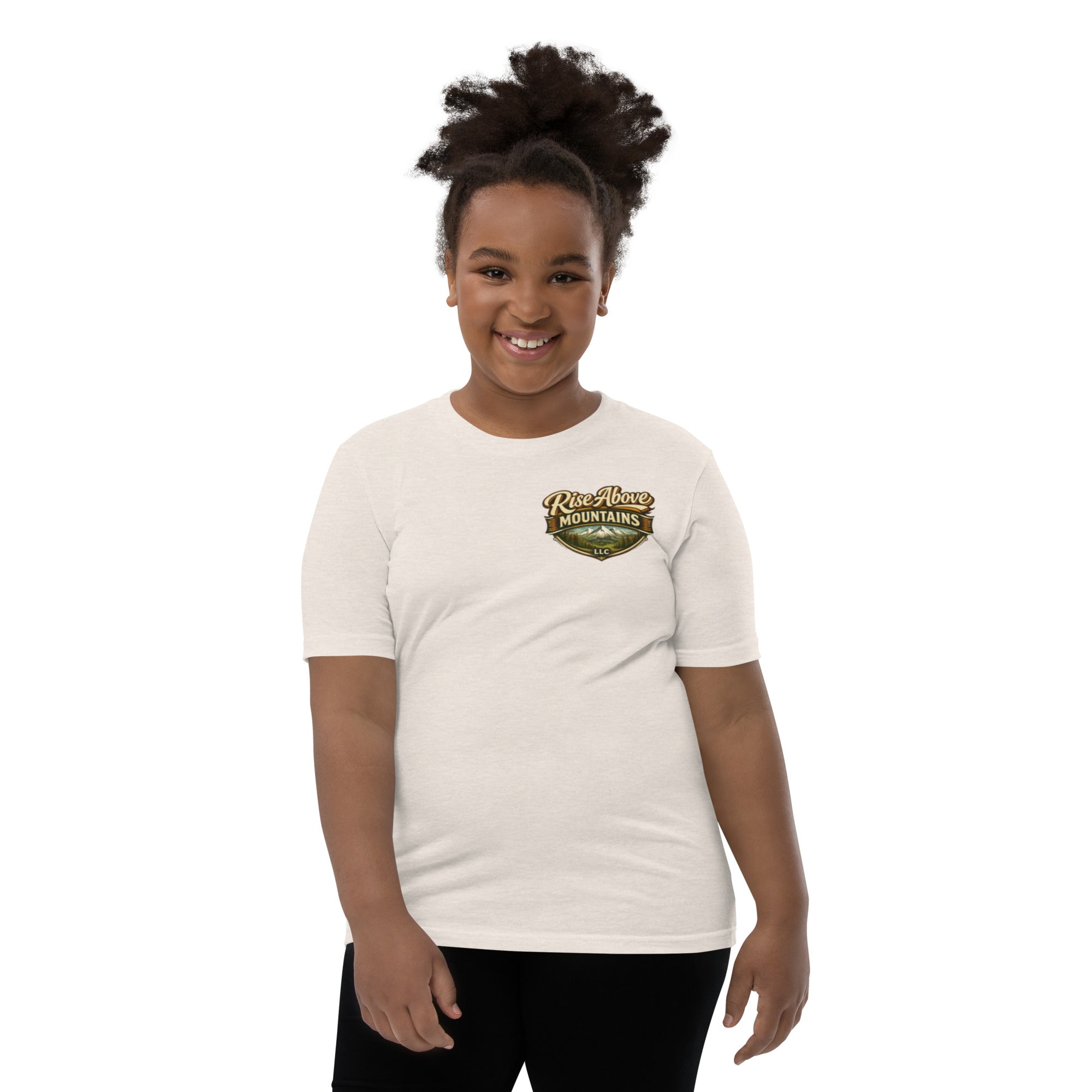 Youth "Elevate your spirit" T-Shirt - Rise Above Mountains LLC
