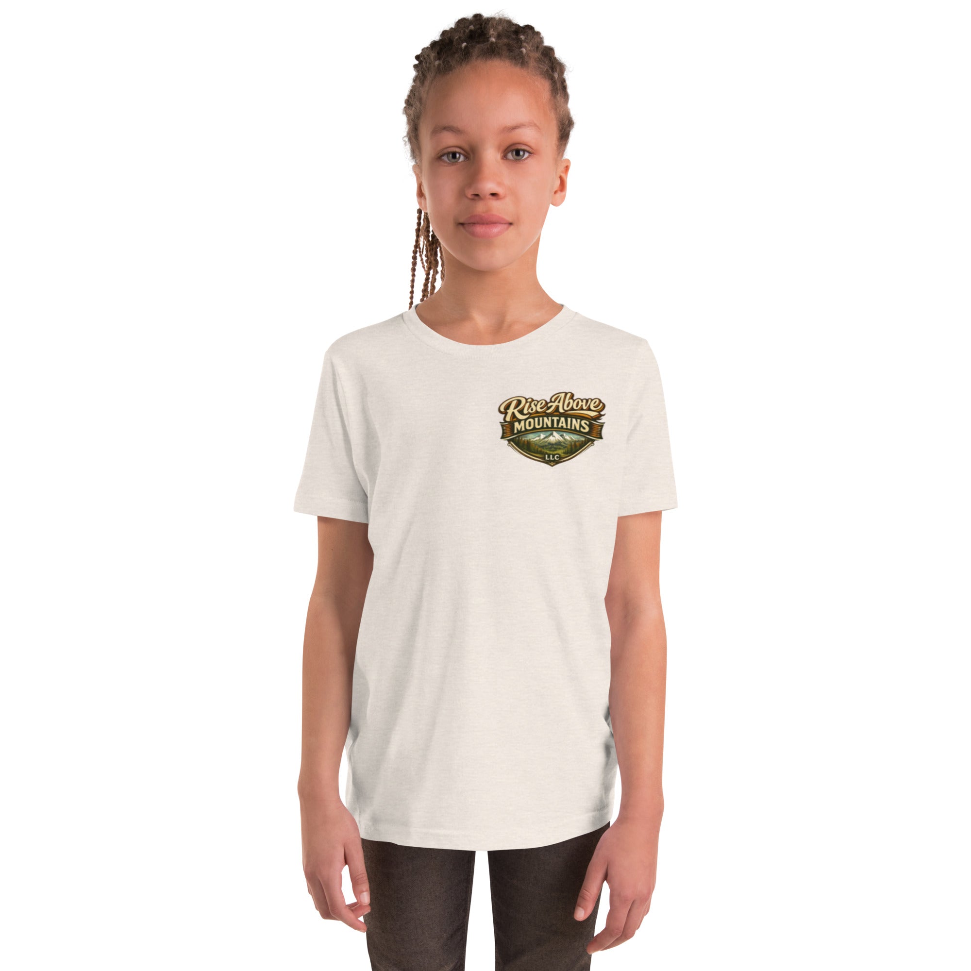 Youth "Rise above adversity" T-Shirt - Rise Above Mountains LLC