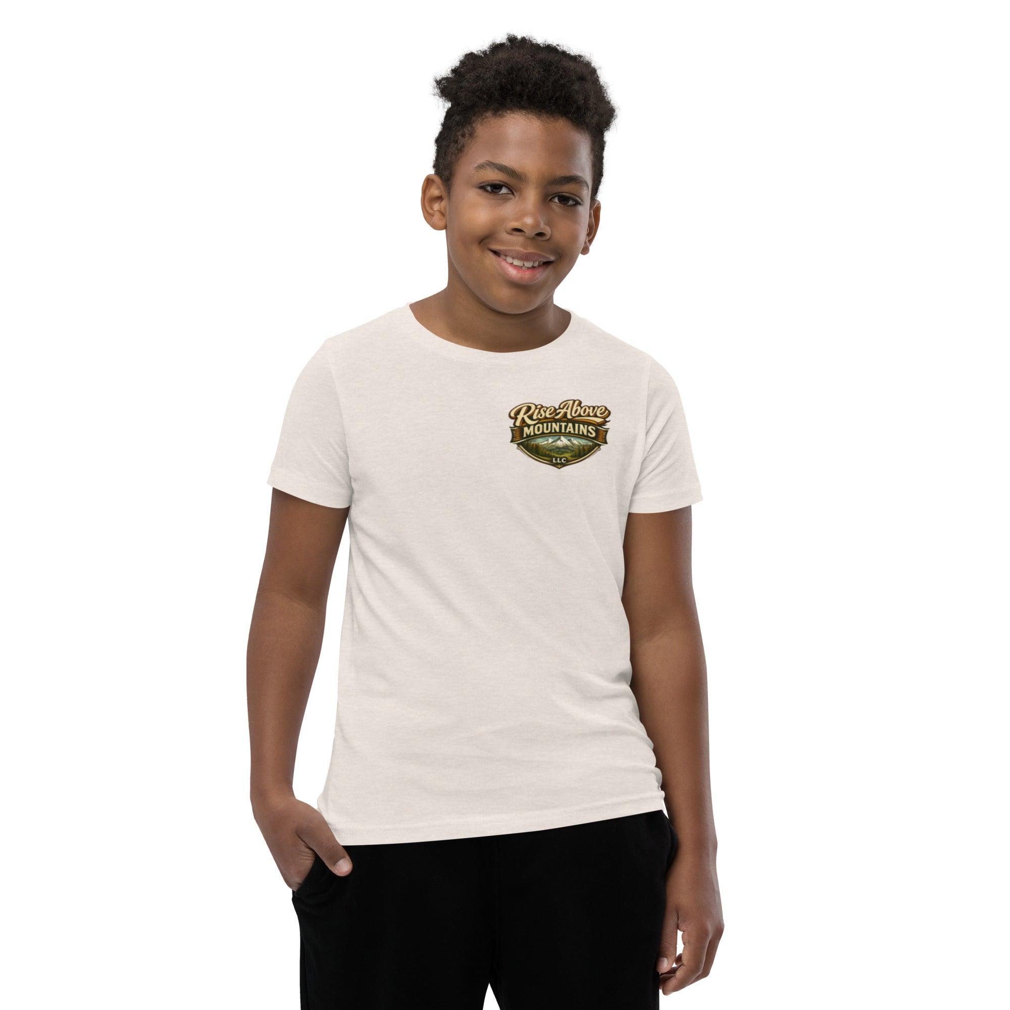 Youth "Break through your limits" T-Shirt - Rise Above Mountains LLC