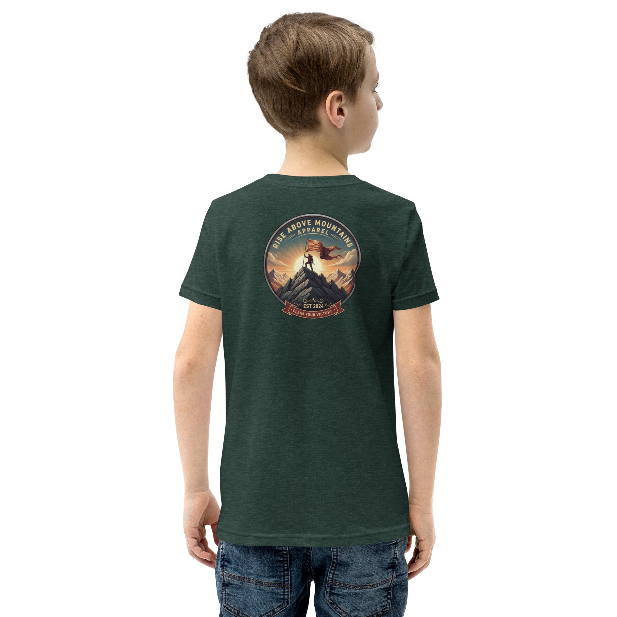 Youth "Claim your Victory" T-Shirt - Rise Above Mountains LLC