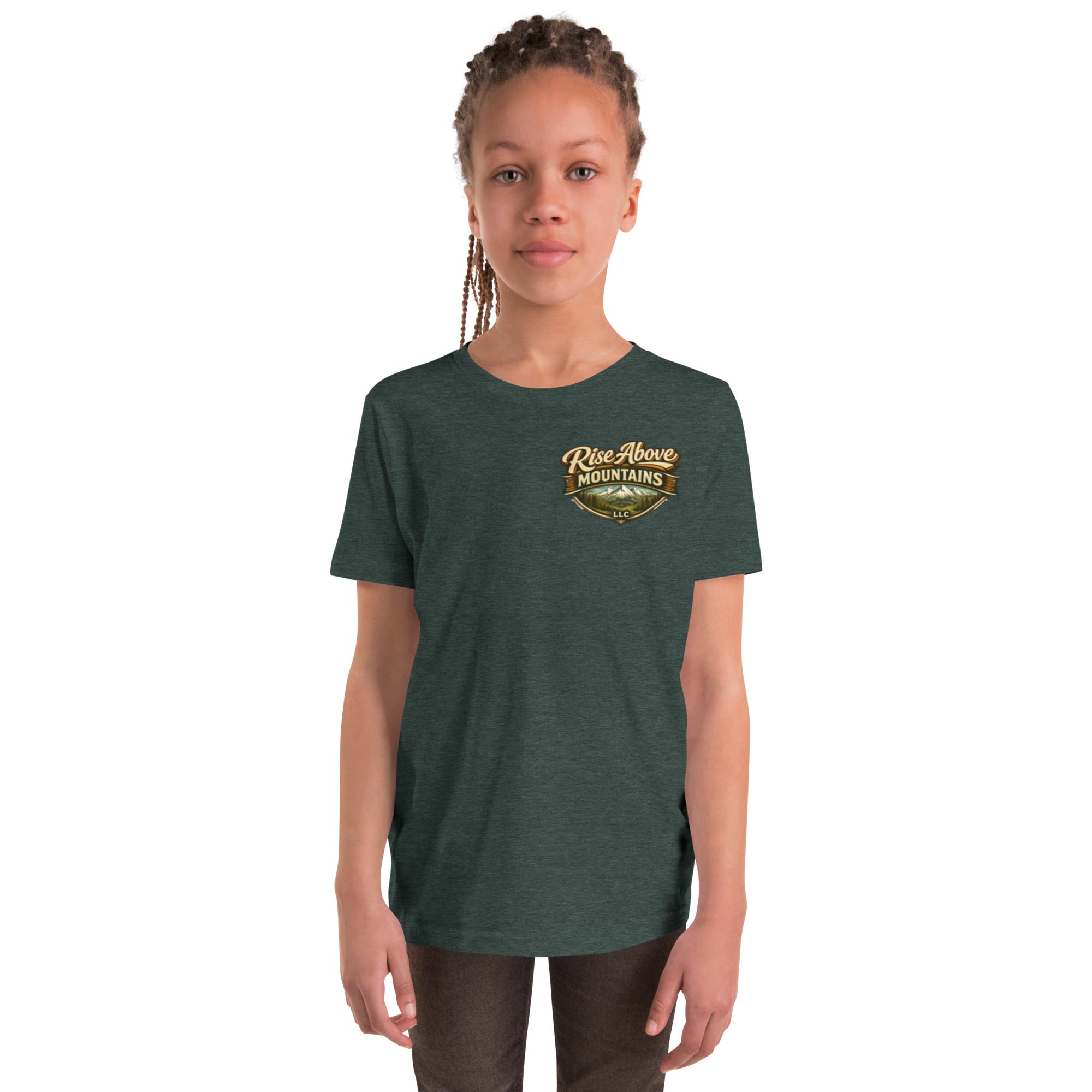 Youth "Rise above adversity" T-Shirt - Rise Above Mountains LLC