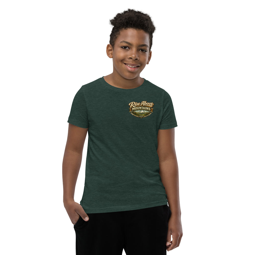 Youth "Break through your limits" T-Shirt - Rise Above Mountains LLC