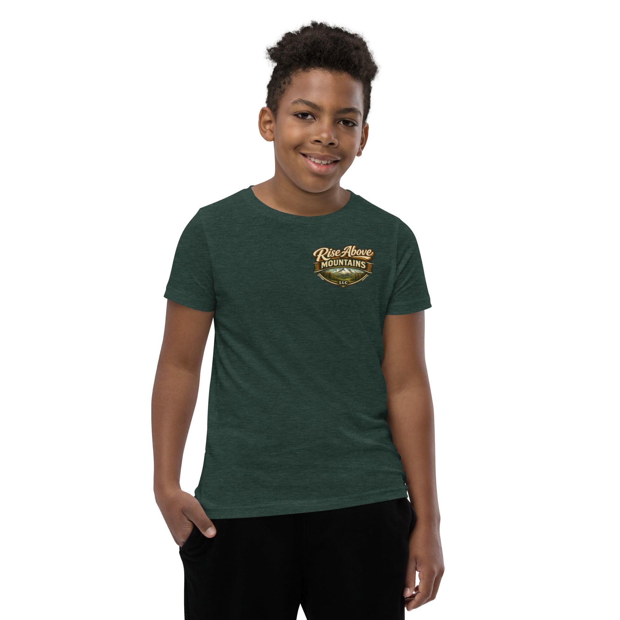 Youth "Break through your limits" T-Shirt - Rise Above Mountains LLC