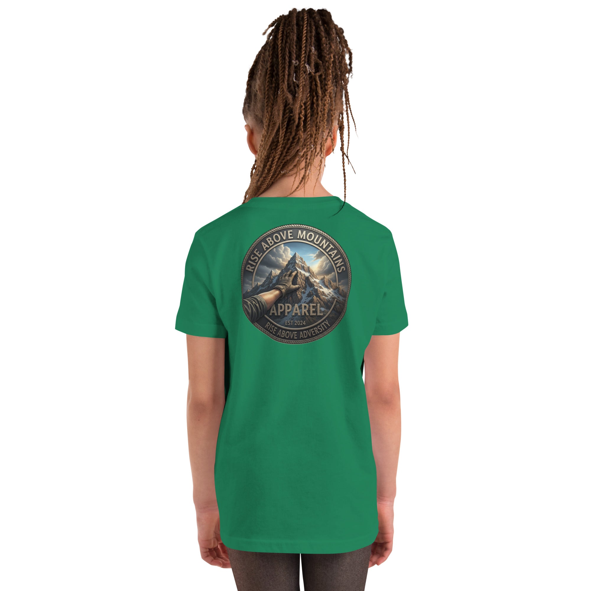 Youth "Rise above adversity" T-Shirt - Rise Above Mountains LLC
