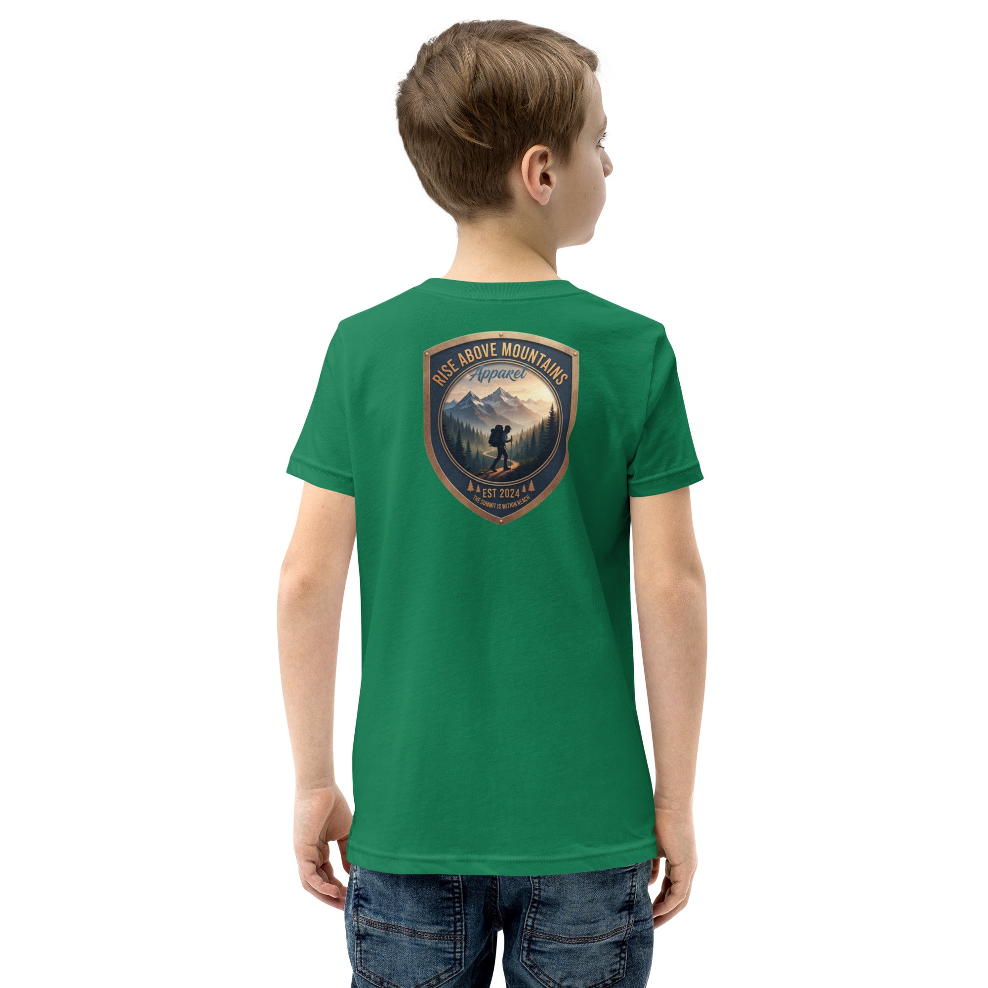 Youth "The summit is within reach" T-Shirt - Rise Above Mountains LLC