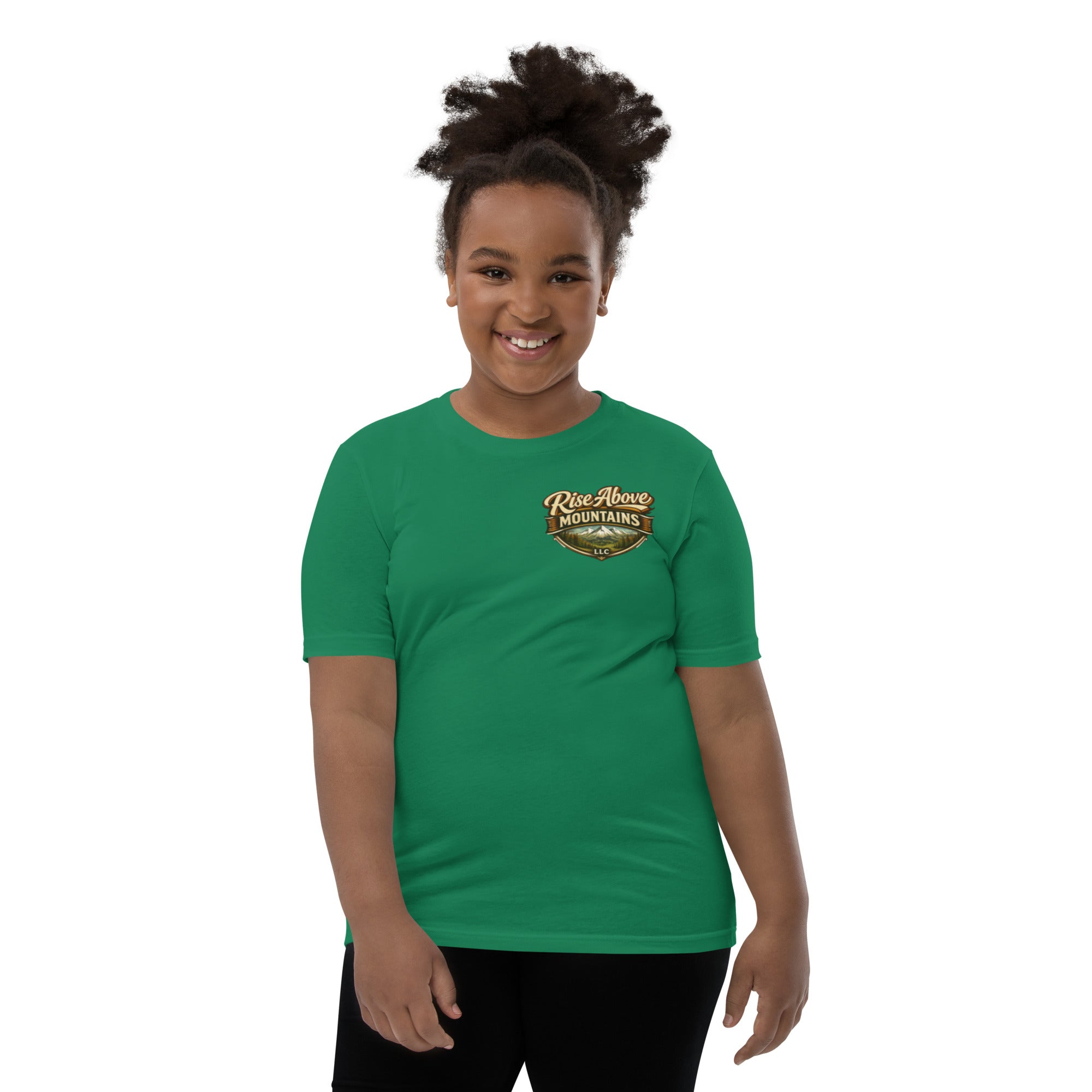Youth "Elevate your spirit" T-Shirt - Rise Above Mountains LLC