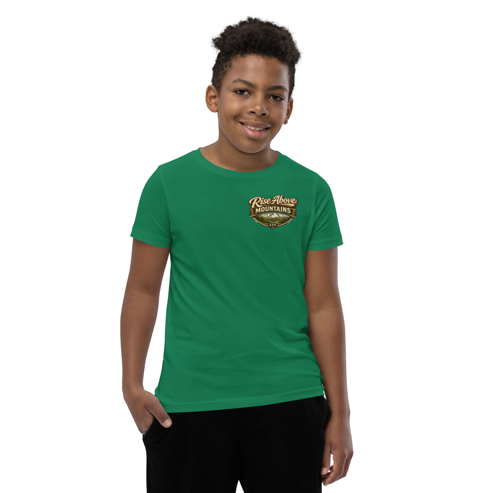 Youth "Break through your limits" T-Shirt - Rise Above Mountains LLC