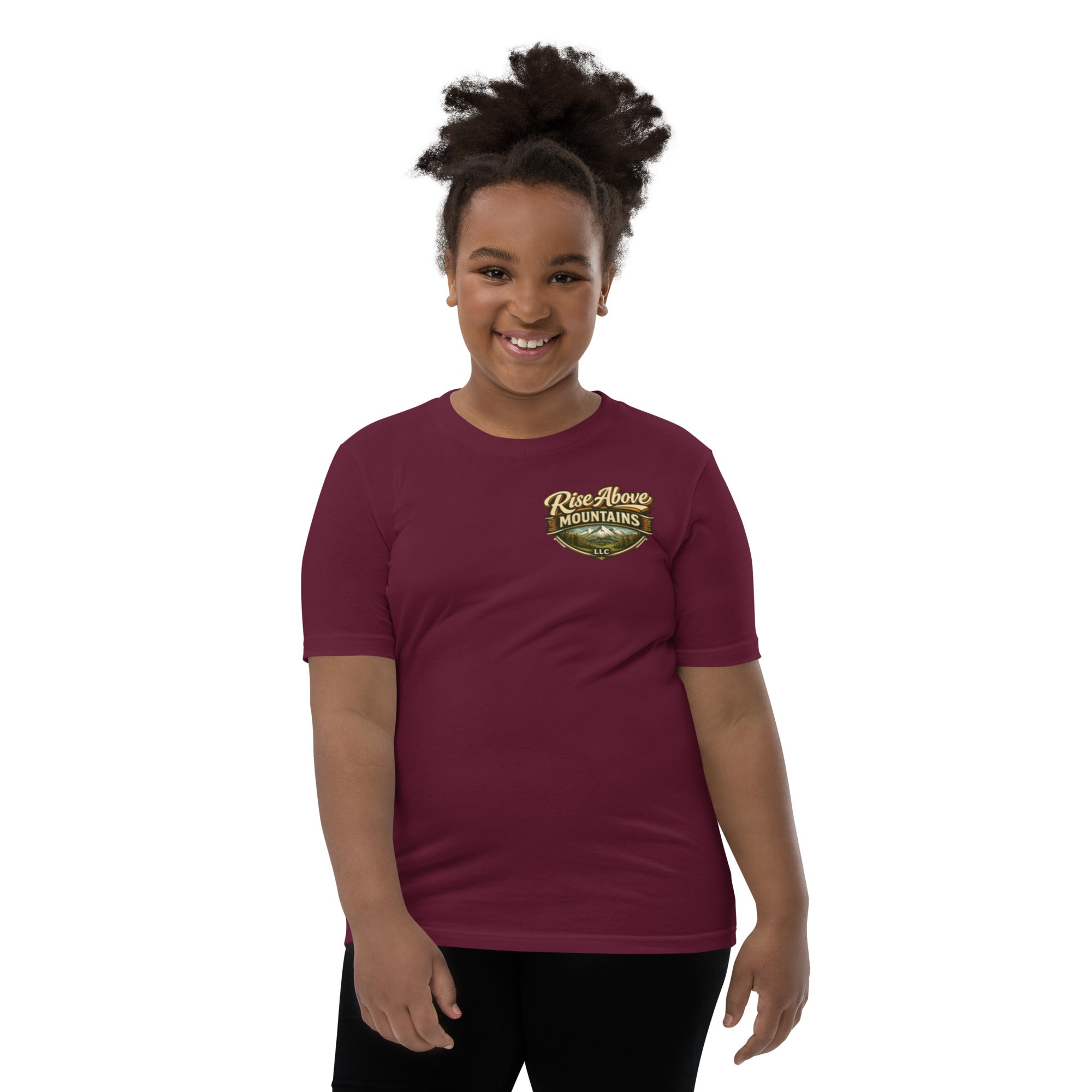 Youth "Elevate your spirit" T-Shirt - Rise Above Mountains LLC