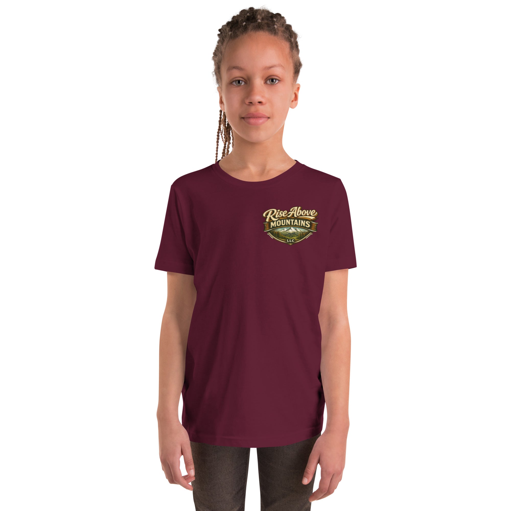 Youth "Rise above adversity" T-Shirt - Rise Above Mountains LLC