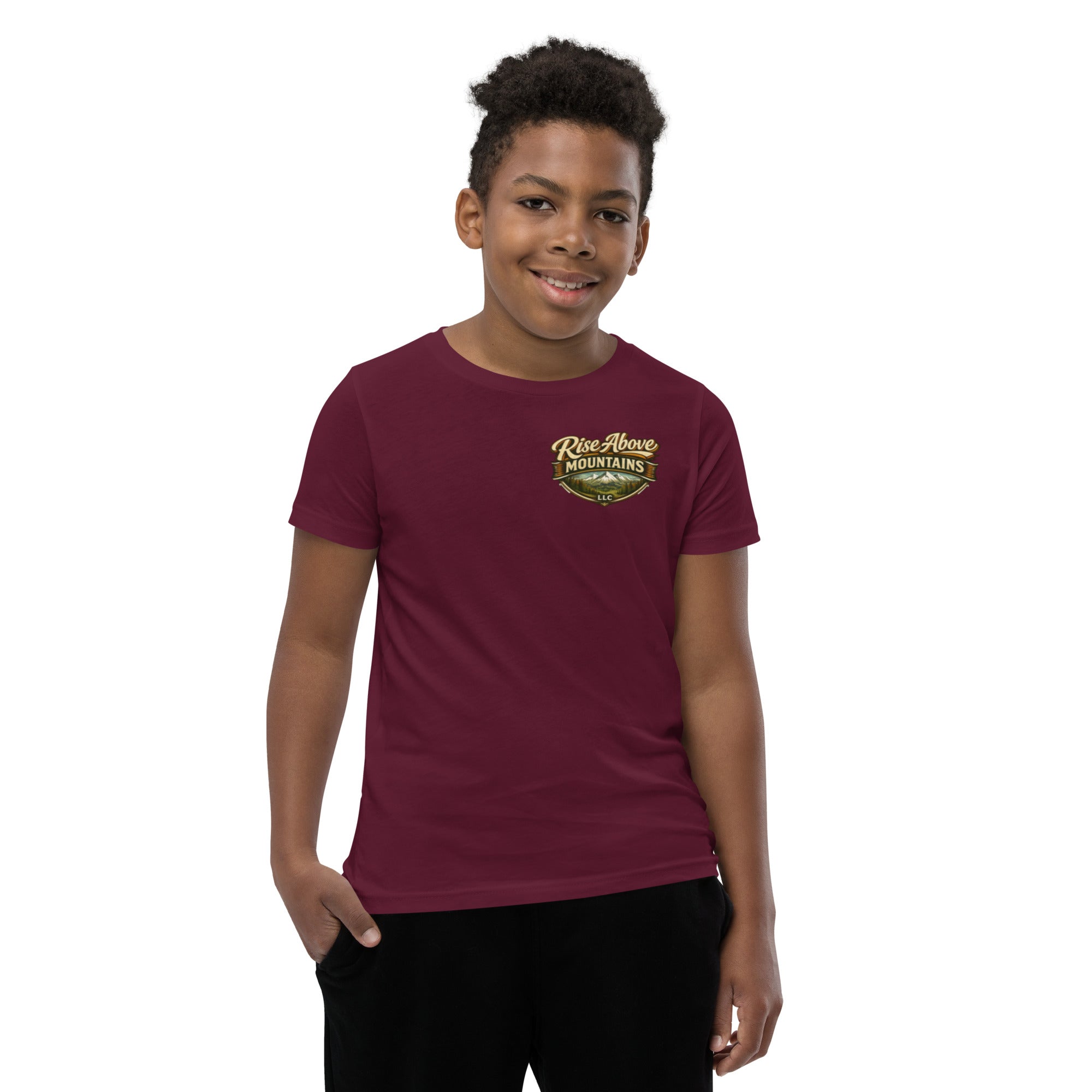 Youth "Break through your limits" T-Shirt - Rise Above Mountains LLC