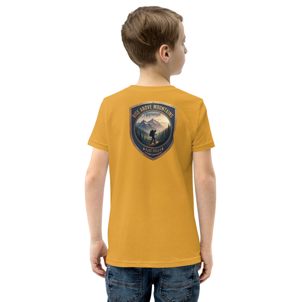 Youth "The summit is within reach" T-Shirt - Rise Above Mountains LLC