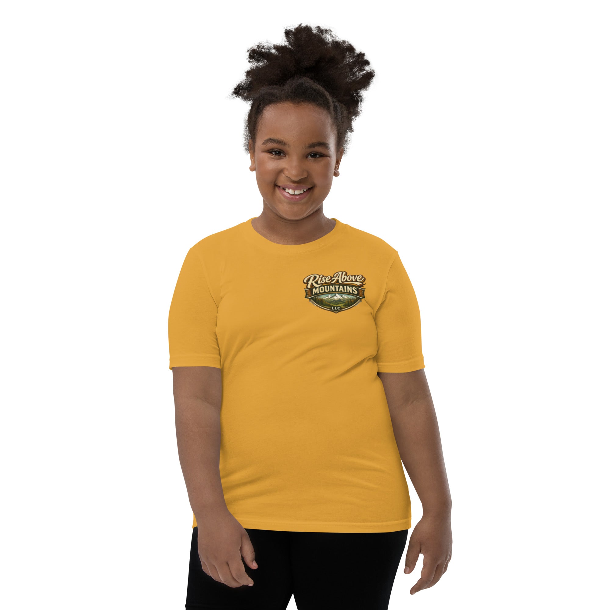 Youth "Elevate your spirit" T-Shirt - Rise Above Mountains LLC