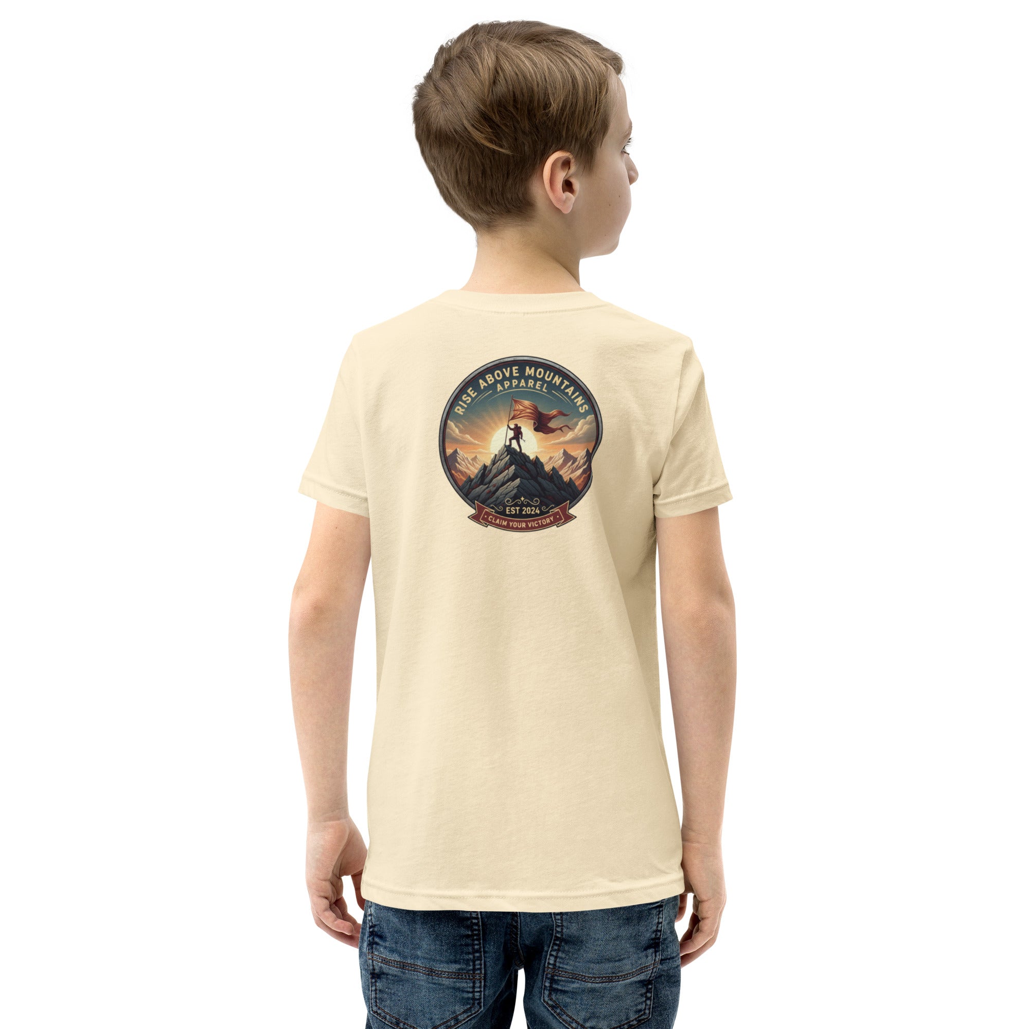 Youth "Claim your Victory" T-Shirt - Rise Above Mountains LLC