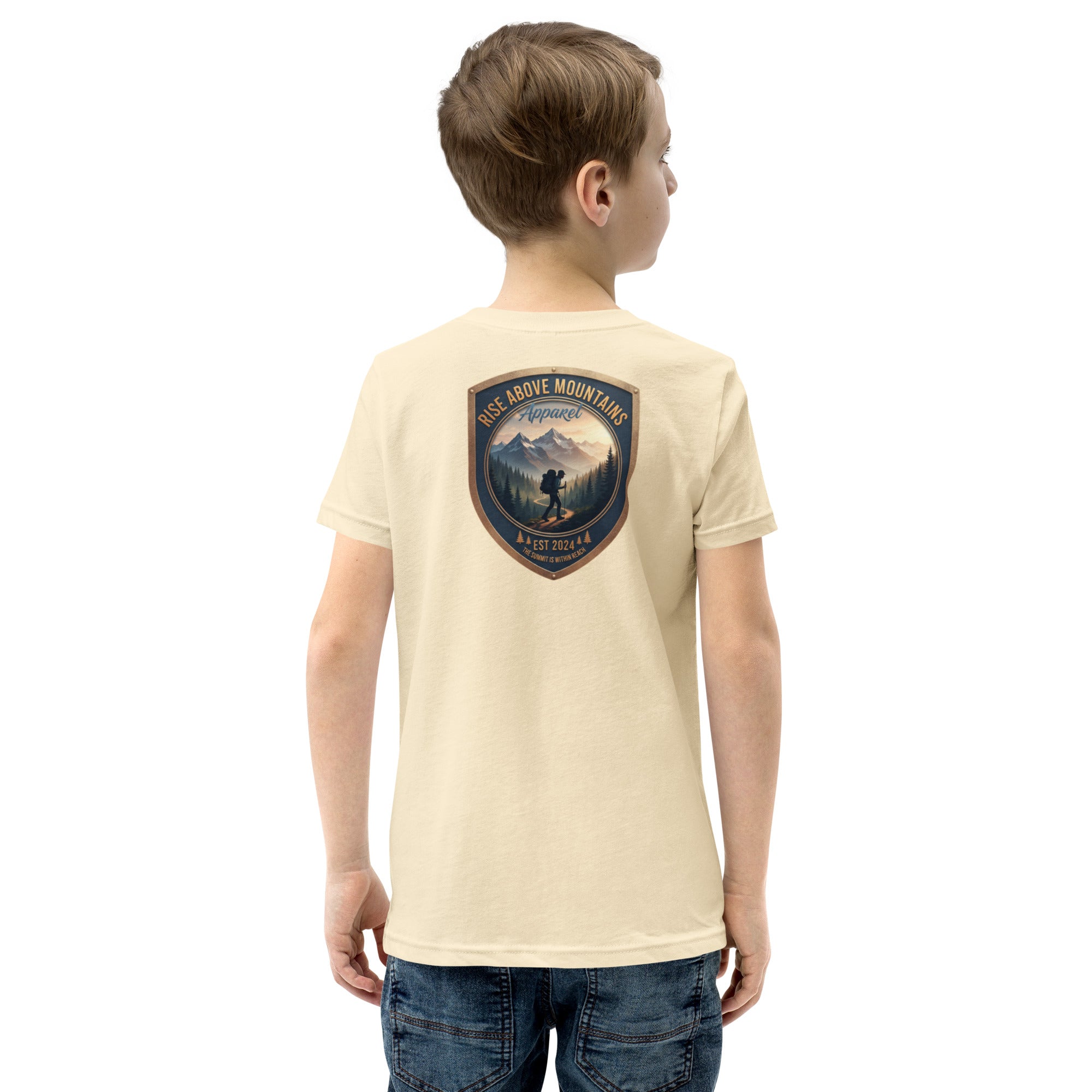 Youth "The summit is within reach" T-Shirt - Rise Above Mountains LLC