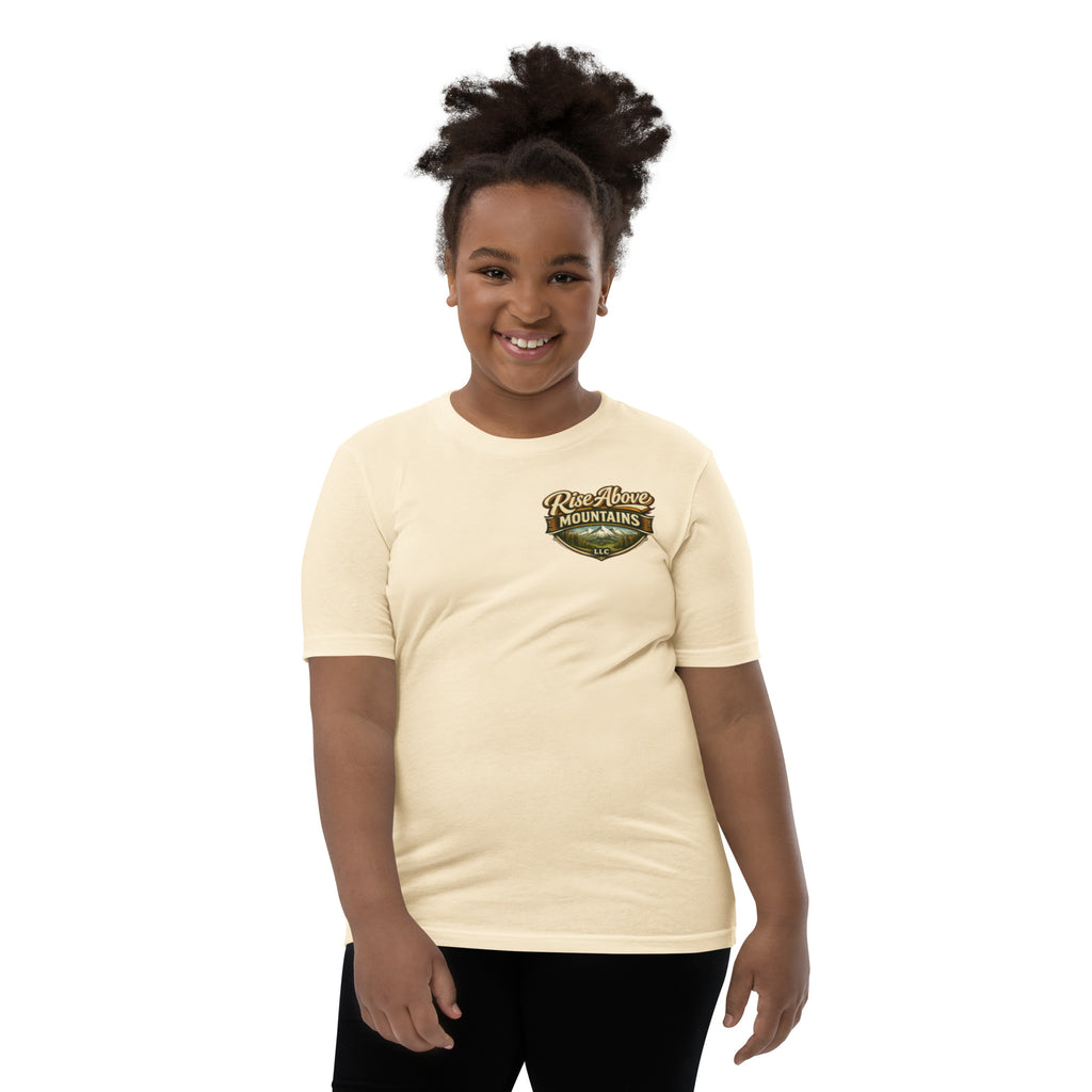 Youth "Elevate your spirit" T-Shirt - Rise Above Mountains LLC