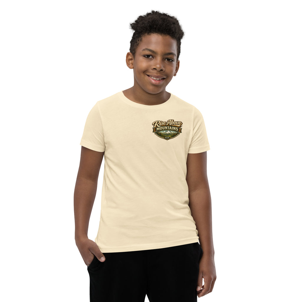 Youth "Break through your limits" T-Shirt - Rise Above Mountains LLC