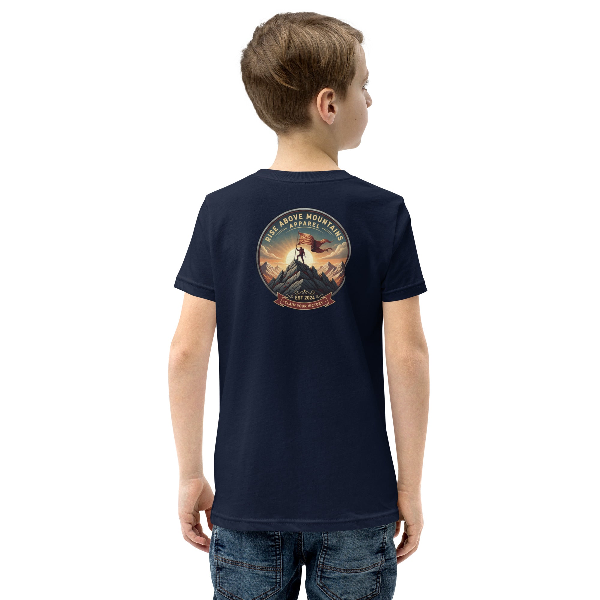 Youth "Claim your Victory" T-Shirt - Rise Above Mountains LLC