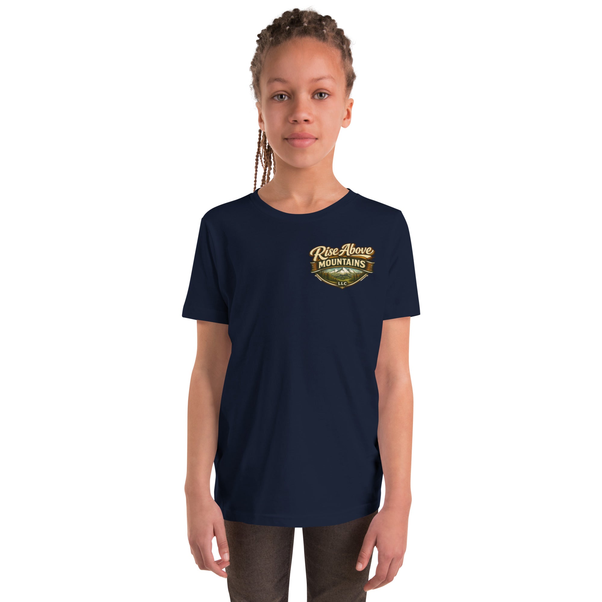 Youth "Rise above adversity" T-Shirt - Rise Above Mountains LLC