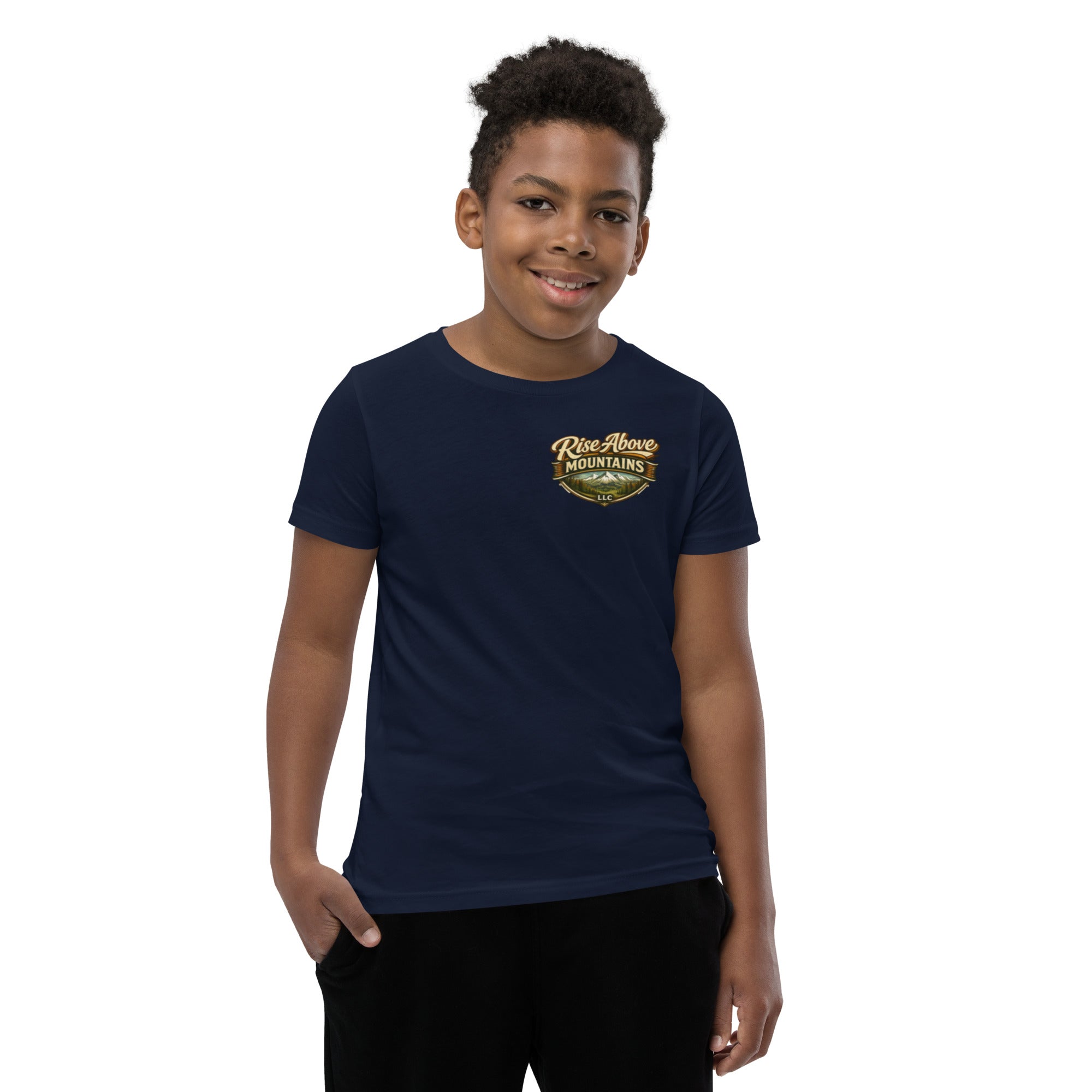Youth "Break through your limits" T-Shirt - Rise Above Mountains LLC