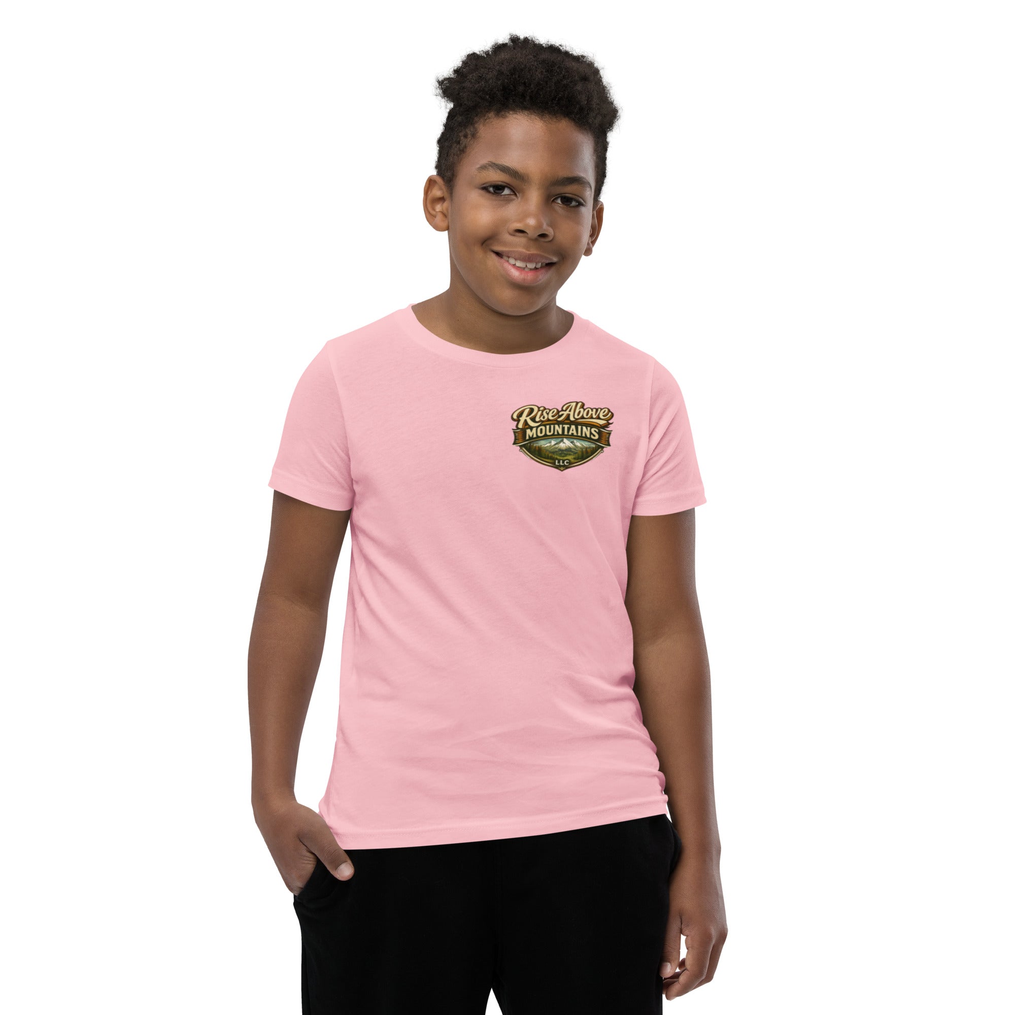Youth "Break through your limits" T-Shirt - Rise Above Mountains LLC