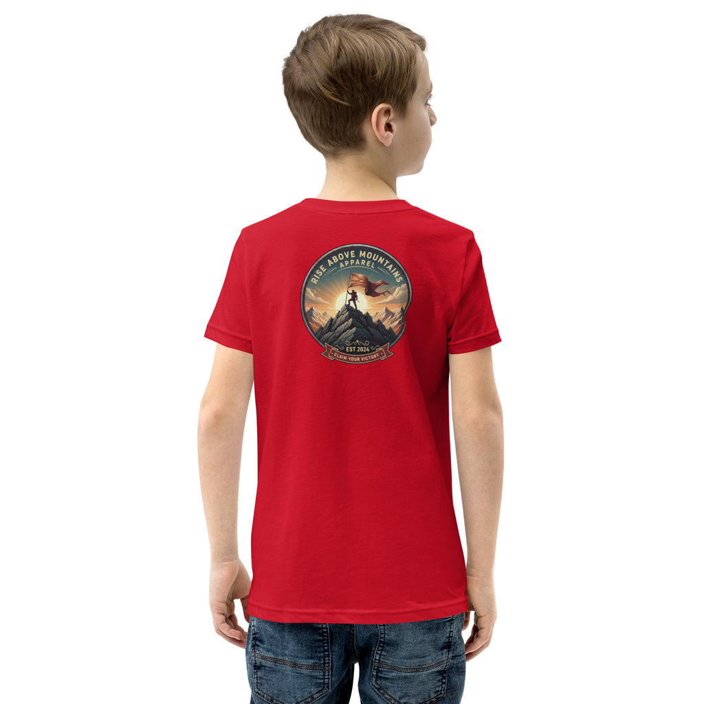 Youth "Claim your Victory" T-Shirt - Rise Above Mountains LLC