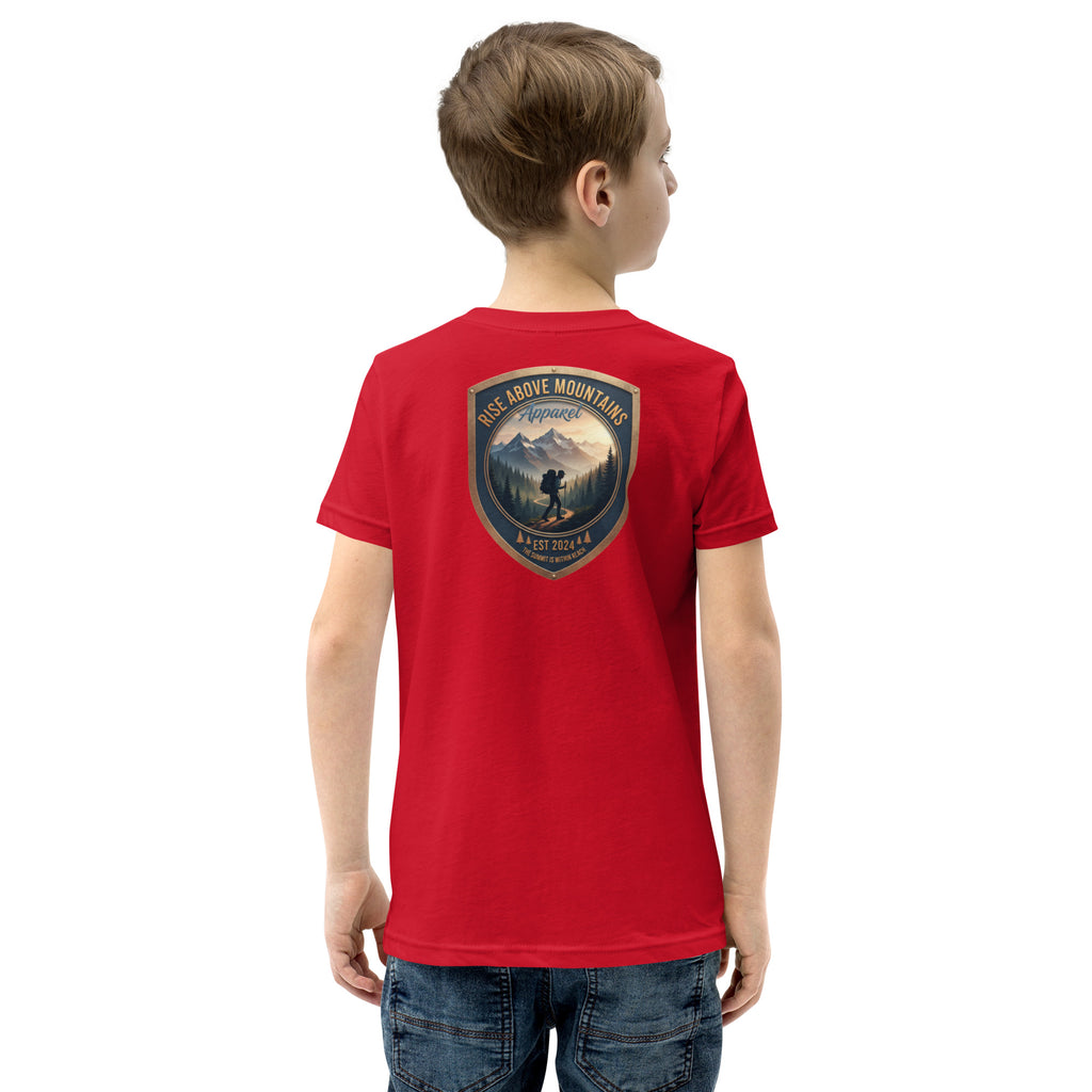 Youth "The summit is within reach" T-Shirt - Rise Above Mountains LLC