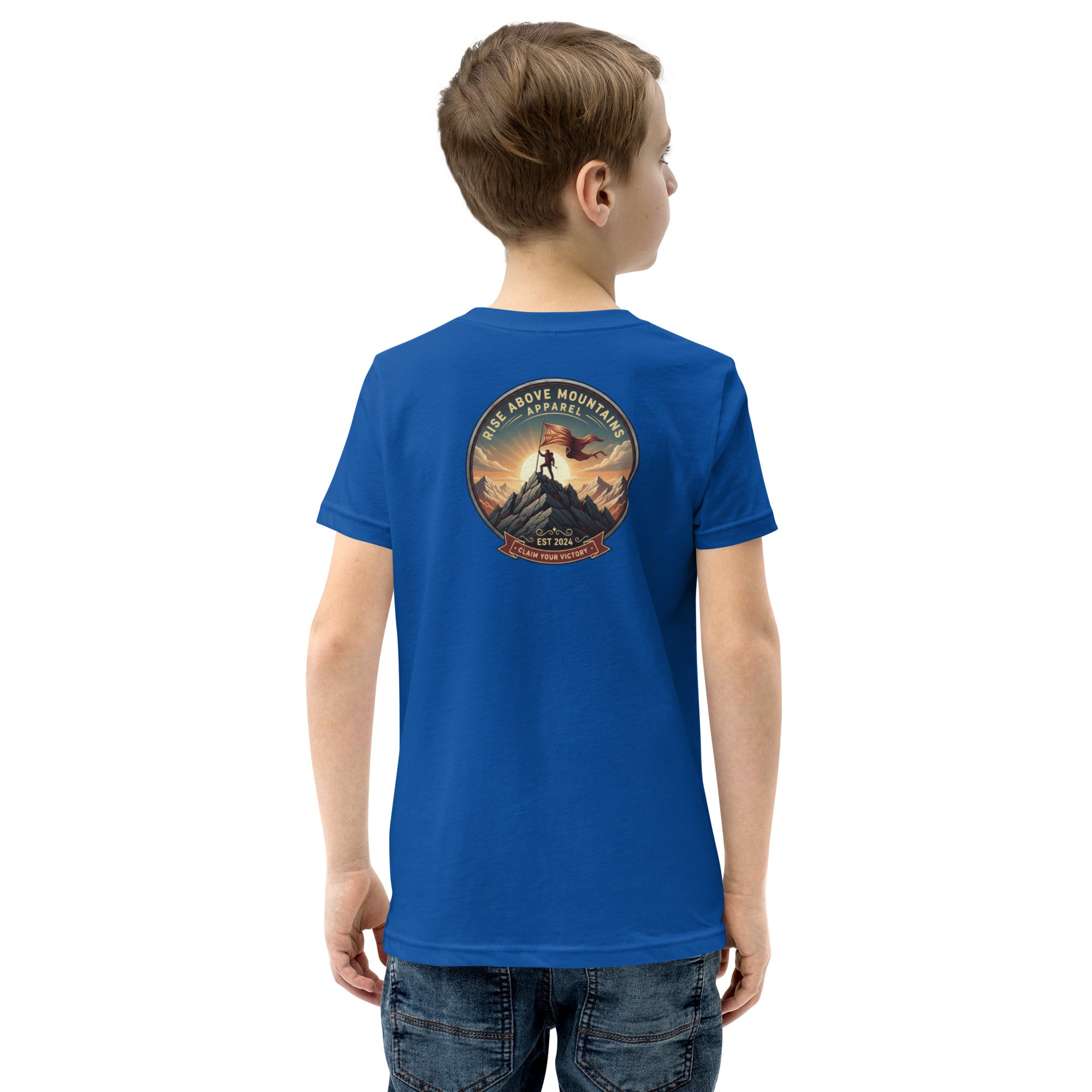 Youth "Claim your Victory" T-Shirt - Rise Above Mountains LLC
