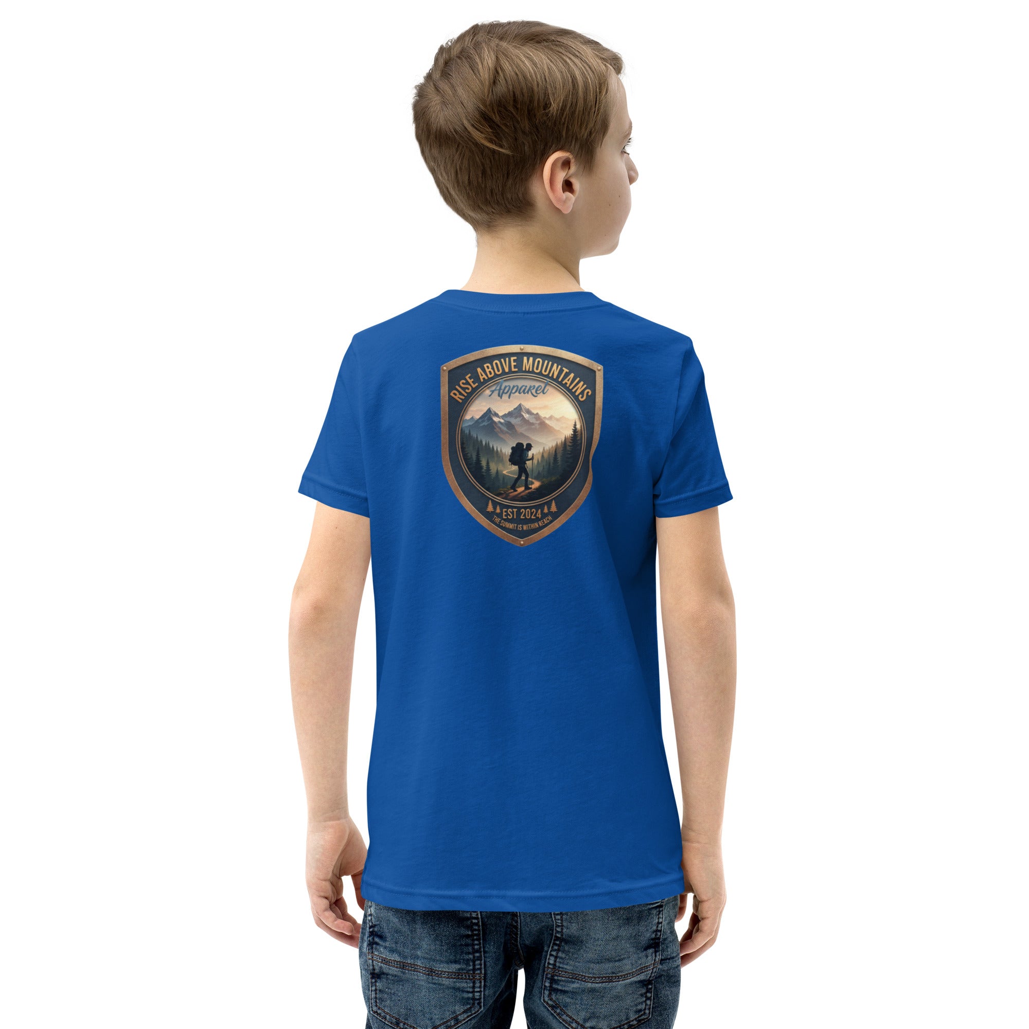 Youth "The summit is within reach" T-Shirt - Rise Above Mountains LLC