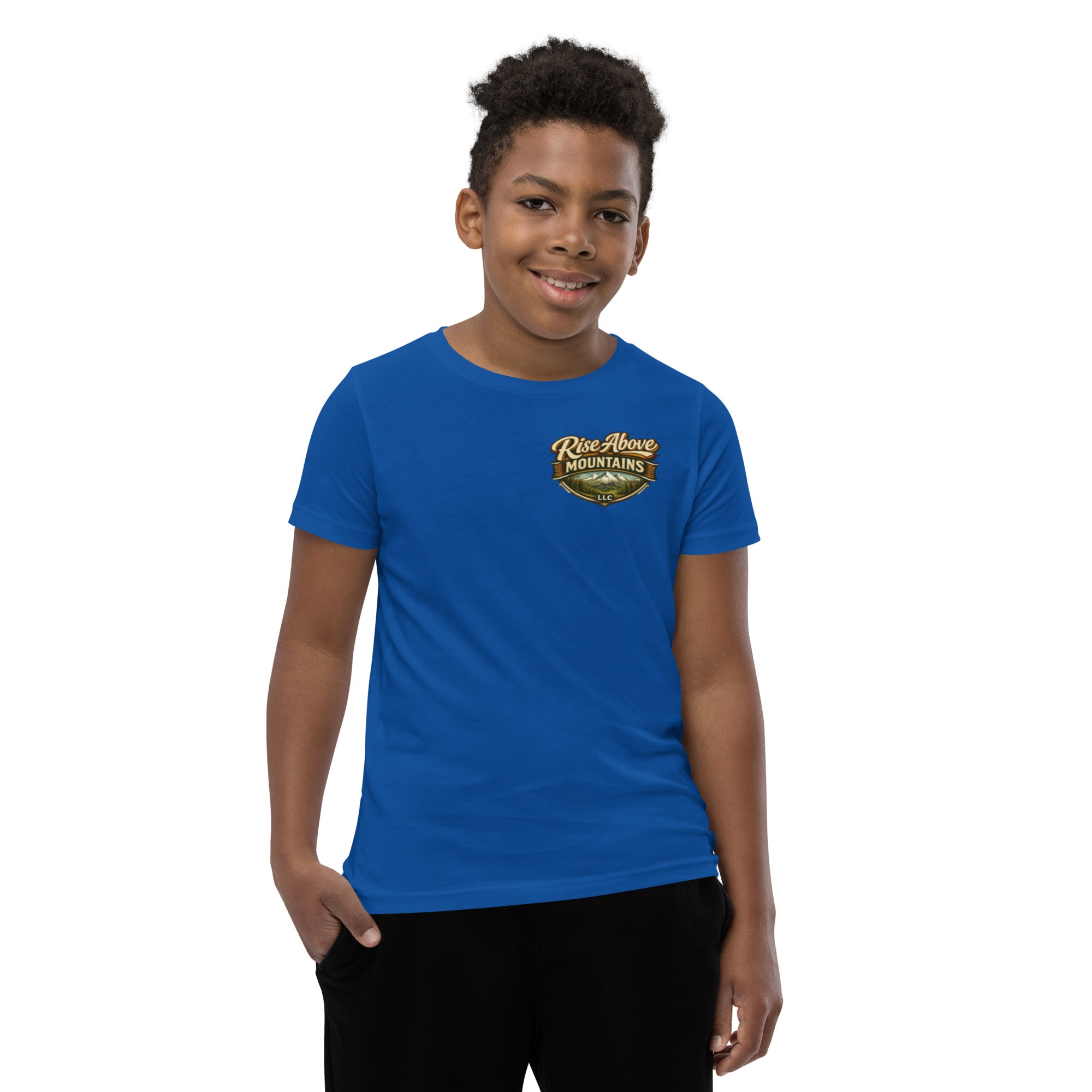 Youth "Break through your limits" T-Shirt - Rise Above Mountains LLC
