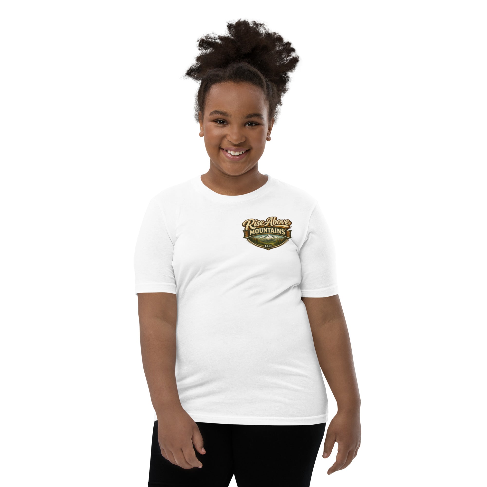 Youth "Elevate your spirit" T-Shirt - Rise Above Mountains LLC