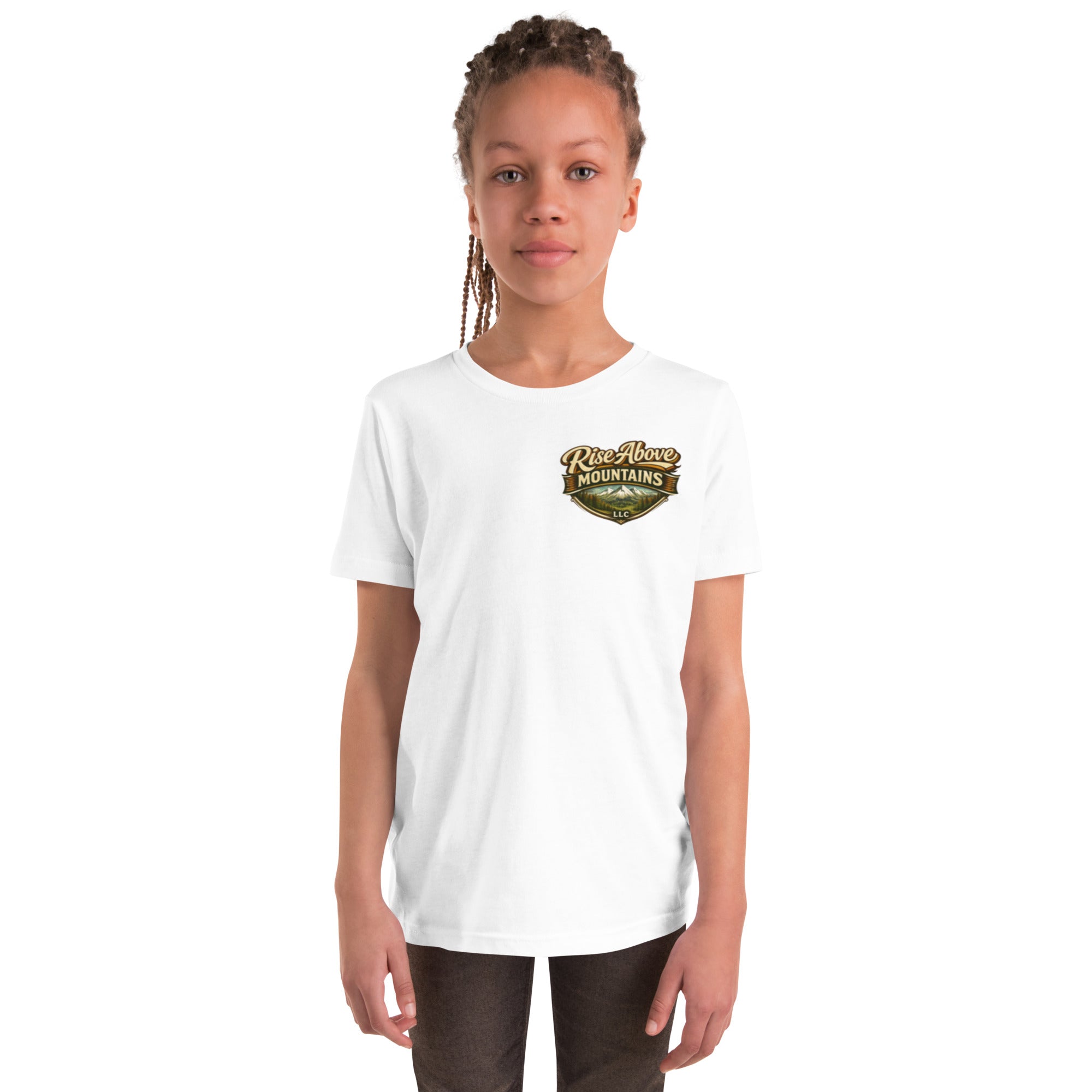 Youth "Rise above adversity" T-Shirt - Rise Above Mountains LLC