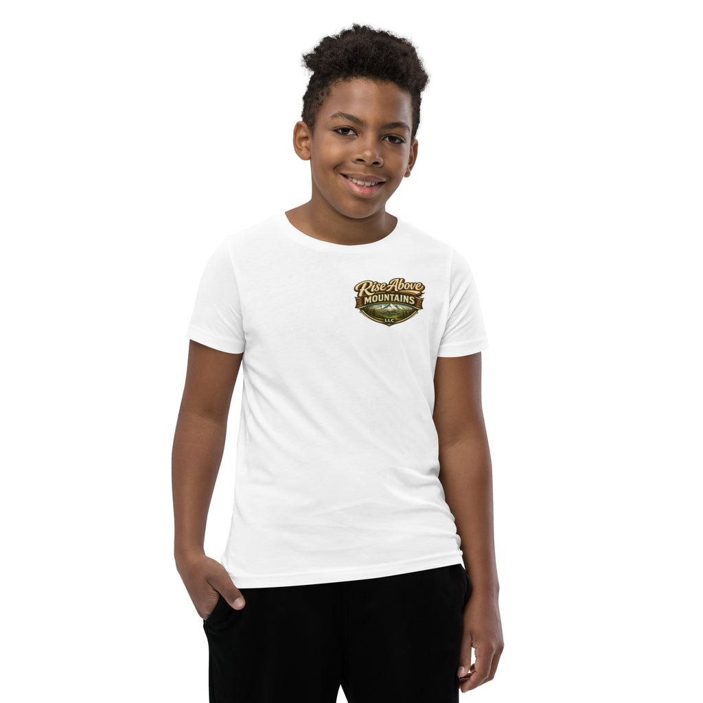Youth "Break through your limits" T-Shirt - Rise Above Mountains LLC